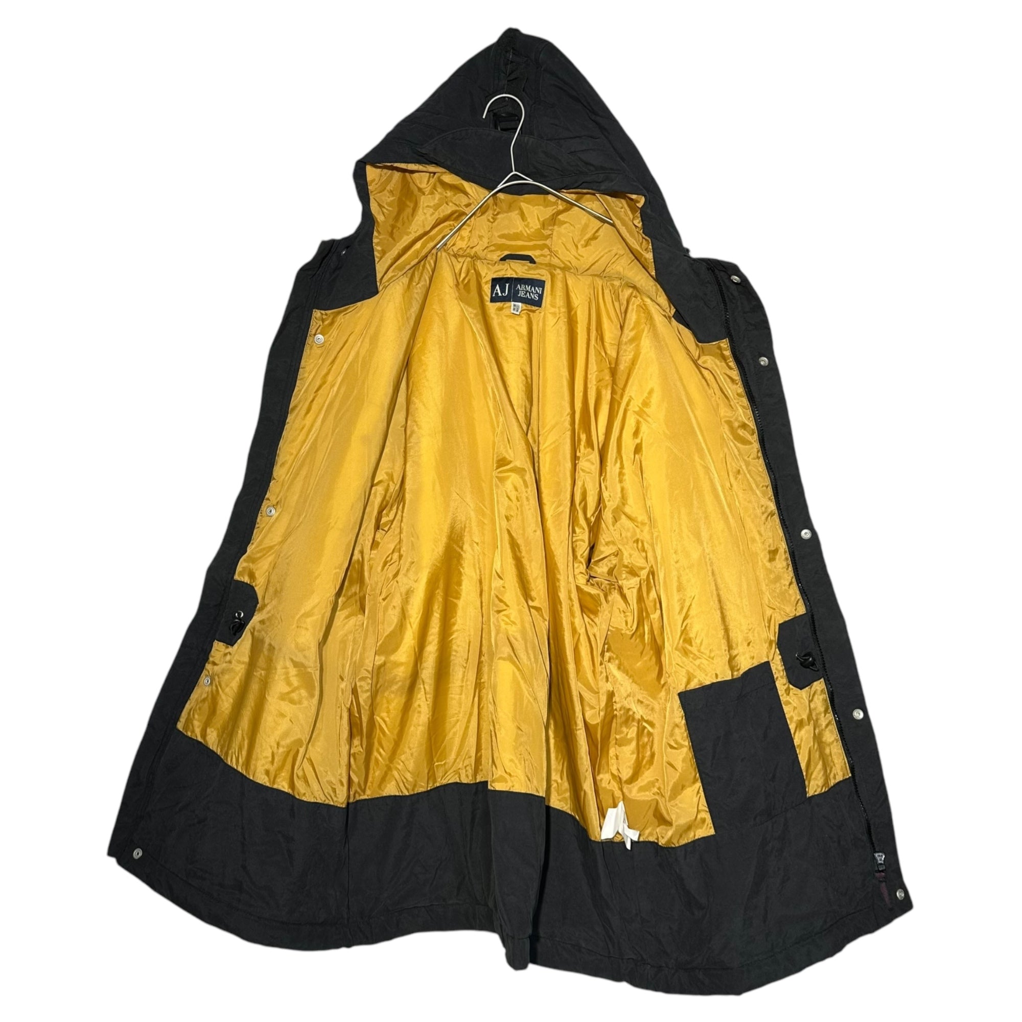 ARMANI JEANS(アルマーニジーンズ) Padded Hooded Coat パテッド フーデッド コート T6K07A4-12 52(XL程度) ブラック ジャケット