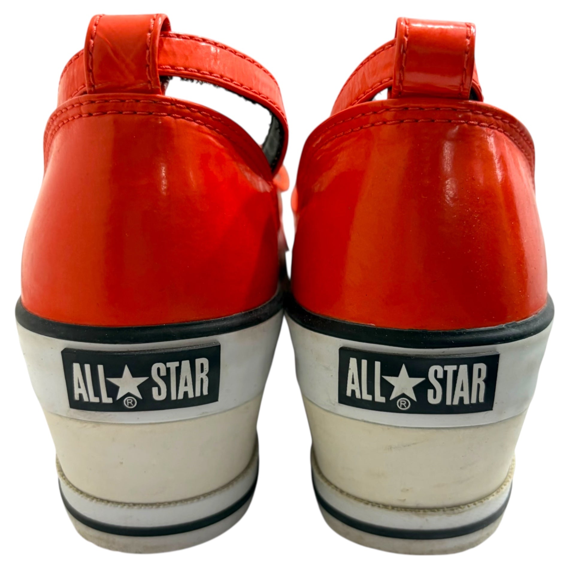 CONVERSE(コンバース) Wedge Sole Mary Jane Sneakers ウェッジソール メリージェーン スニーカー 24cm オレンジ パンプス
