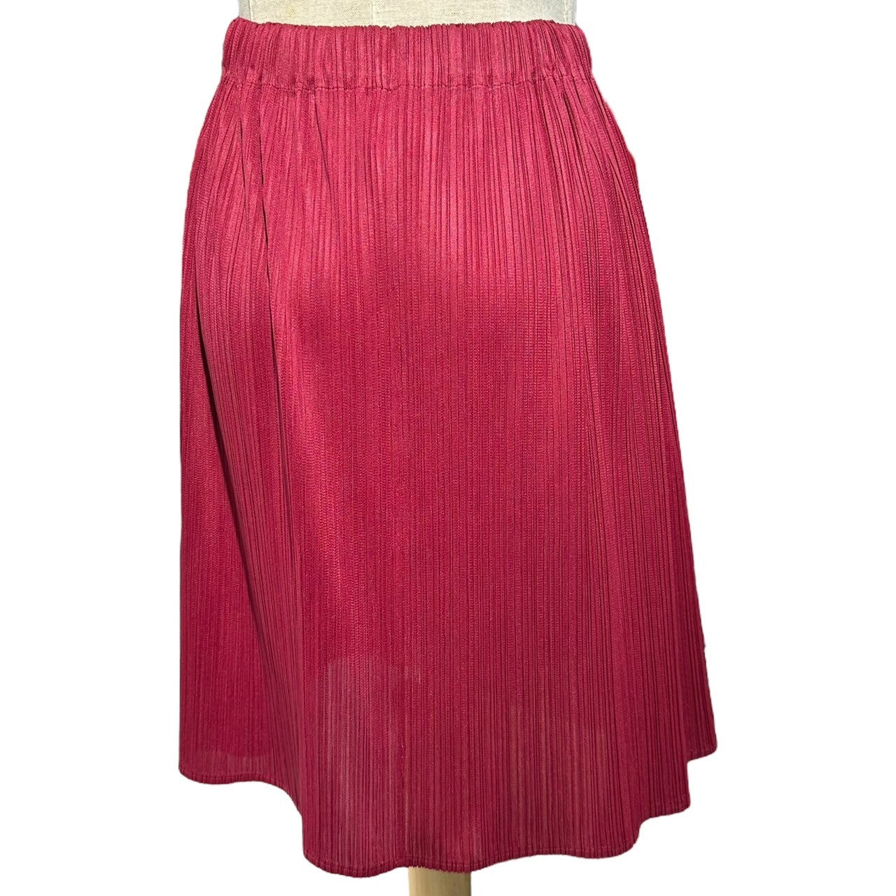 ISSEY MIYAKE(イッセイミヤケ) 03AW Pleated Mini Length Skirt オールド プリーツ ミニ丈 スカート PP33-JG612 S レッド