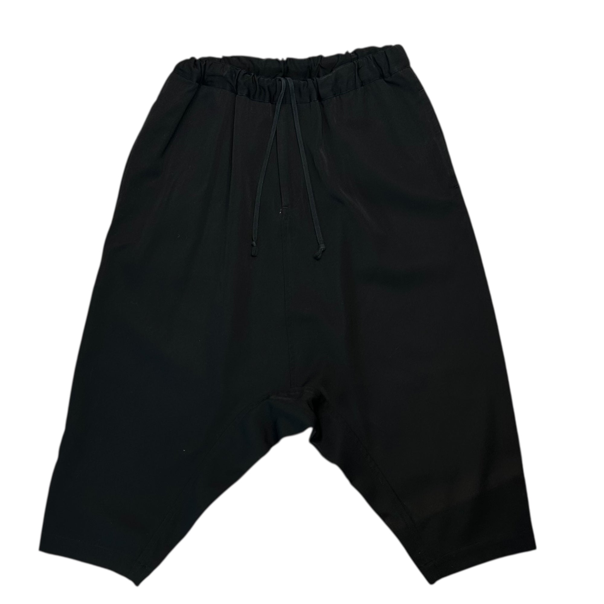 BLACK COMME des GARCONS(ブラックコムデギャルソン) 18SS Wool Harem Pants ウール サルエル パンツ 1A-P011 XS ブラック AD2017