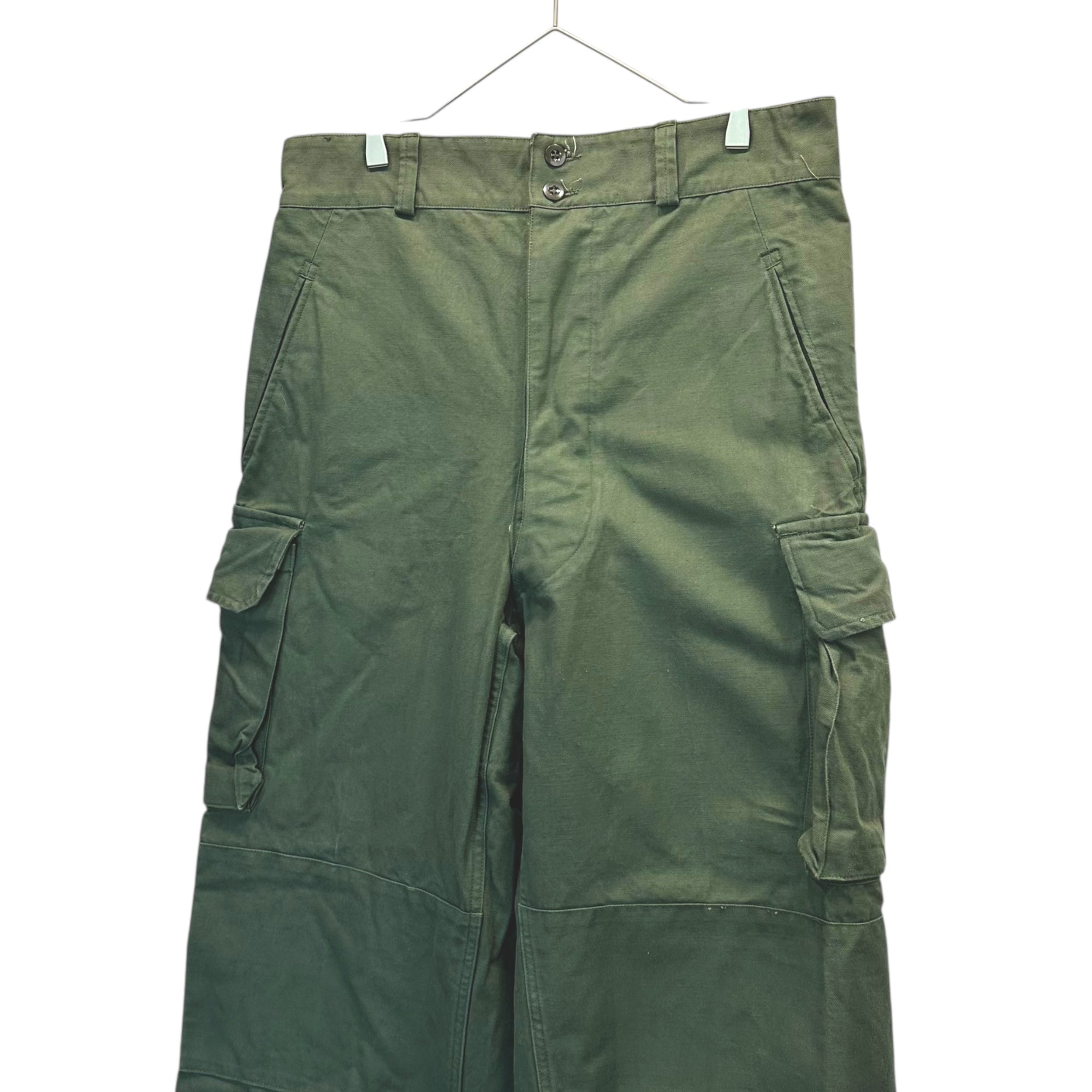 FRENCH MILITARY(フランス軍) 60's M-47 Early Cargo Pants 前期 カーゴ パンツ 92-L オリーブ 60年代 ミリタリー