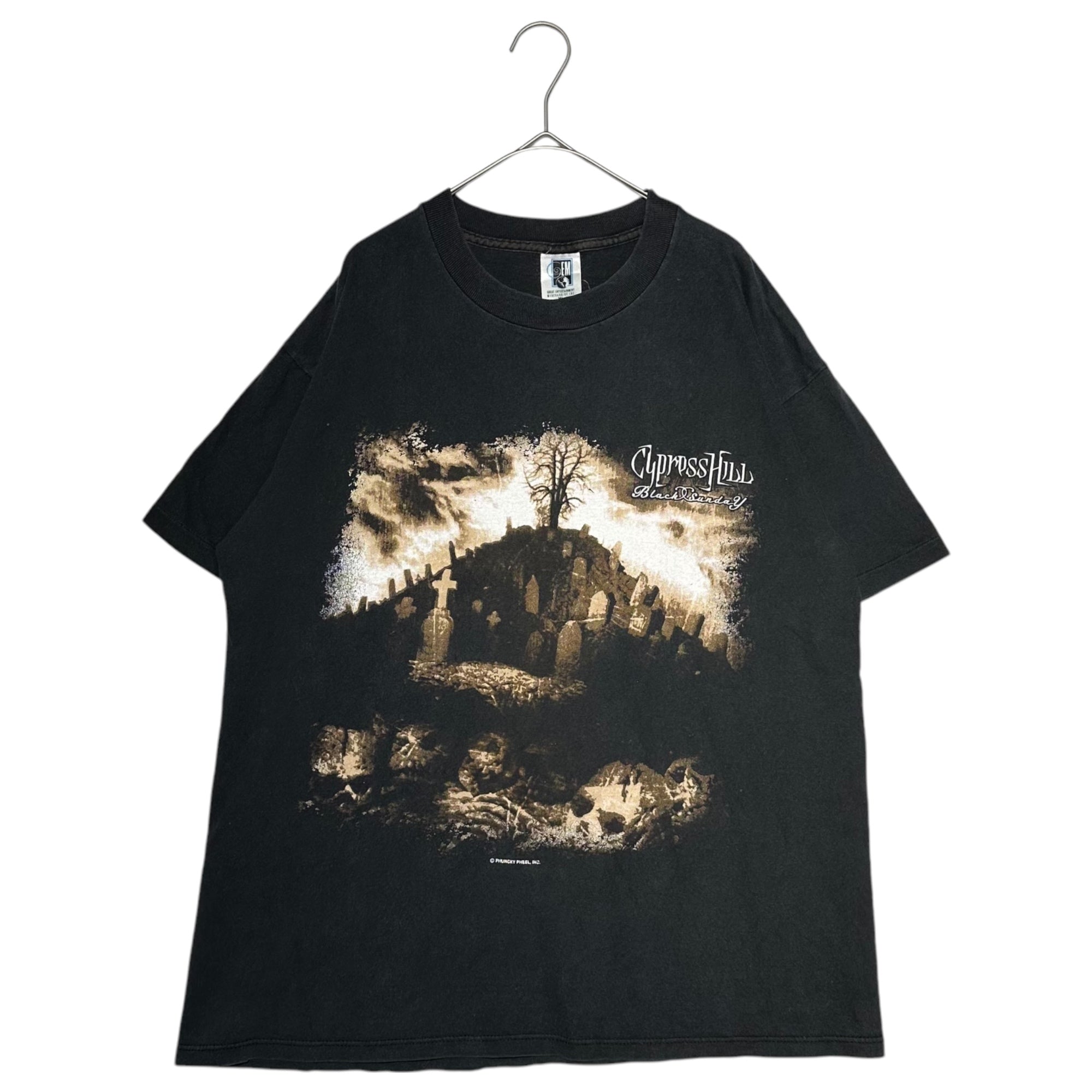 VINTAGE(ヴィンテージ) 90’s ”Cypress Hill” Black sunday Tee サイプレスヒル ブラックサンデイ Tシャツ L ブラック 90年代 ヒップホップ ラップ PHUNCKY PHEEL. INC