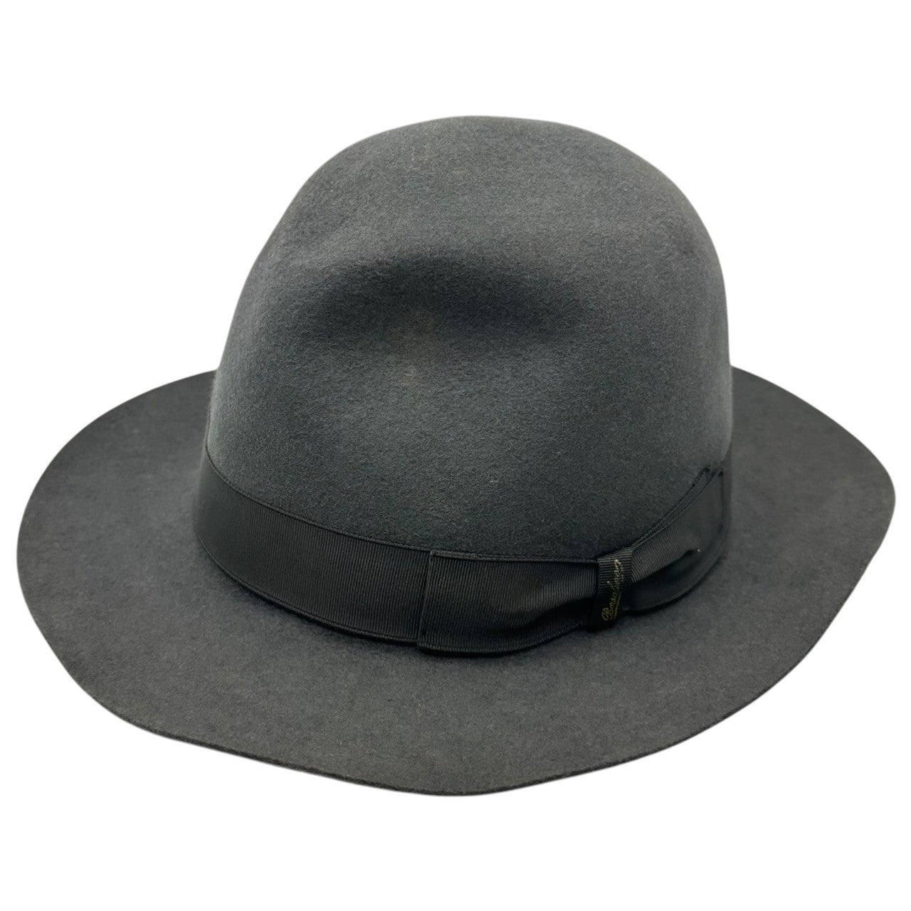 Borsalino(ボルサリーノ) Wool Medium Fold Over Hat 中折れ ハット グレー ウール 帽子
