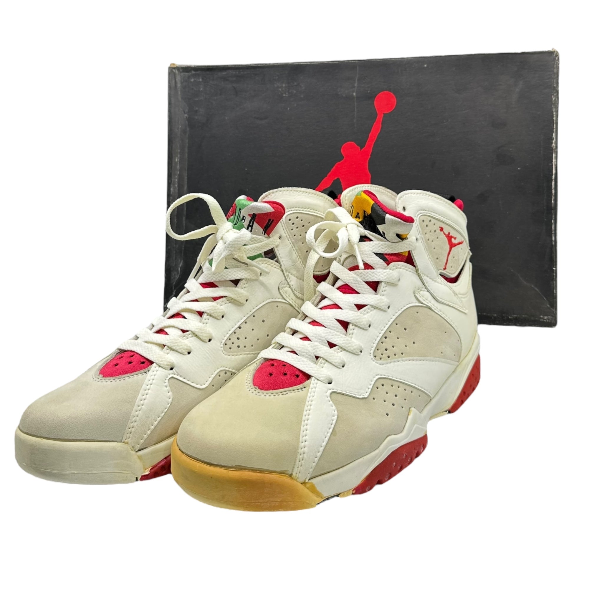 NIKE(ナイキ) 1992 Air Jordan 7 OG "Hare" エアジョーダン 7 オリジナル ヘア 130014-100 27cm ホワイト×レッド 90's 90年代 ヴィンテージ ハイカット スニーカー 箱付
