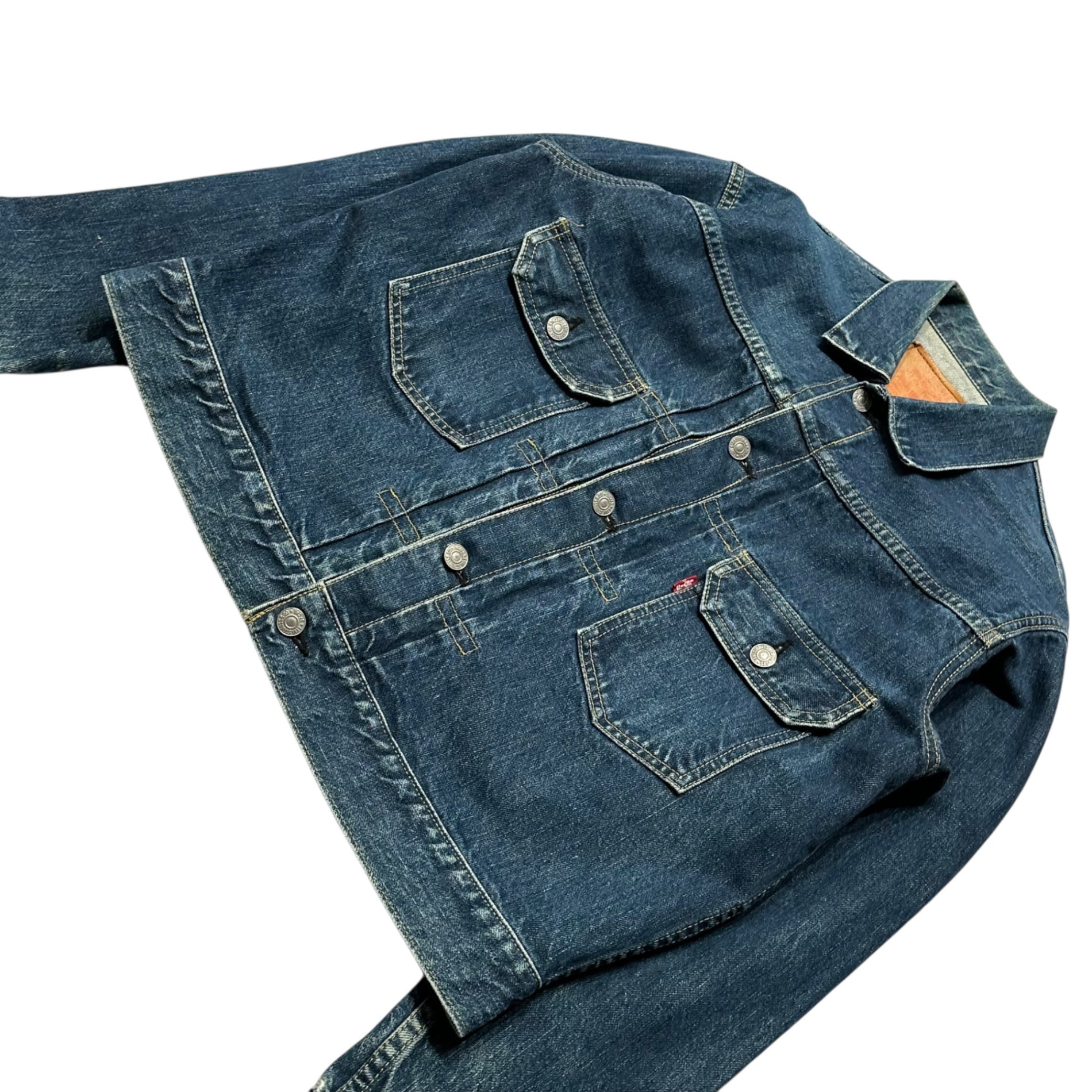 Levi's(リーバイス) 90's 71507 Reissue 2nd Denim Jacket 90年代 復刻 セカンド デニム ジャケット 40 インディゴ ボタン裏「J02」