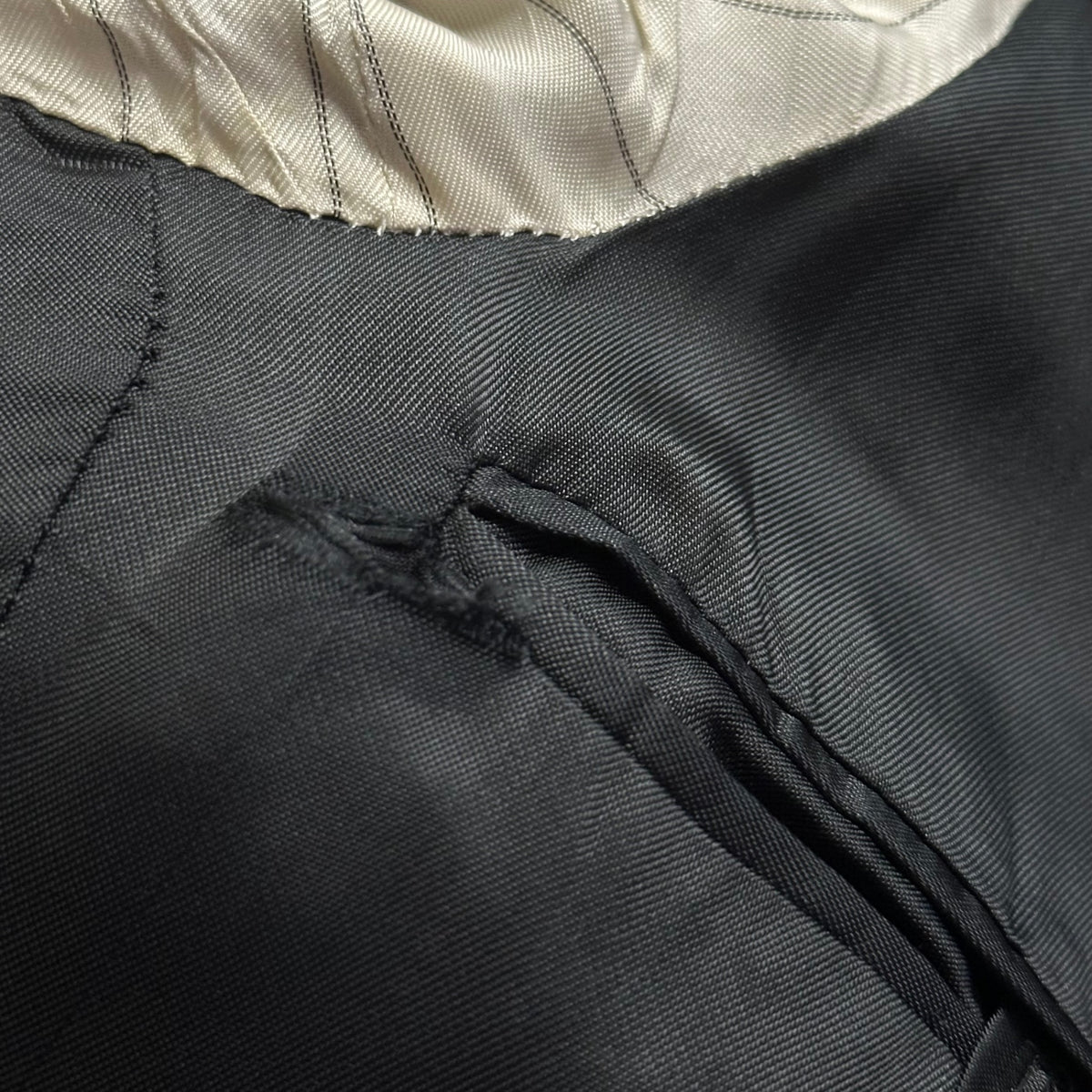 PRADA(プラダ) 2012AW Virgin Wool Chesterfield Coat ヴァージン ウール チェスター コート UC268D 46 ブラック コレクション着用