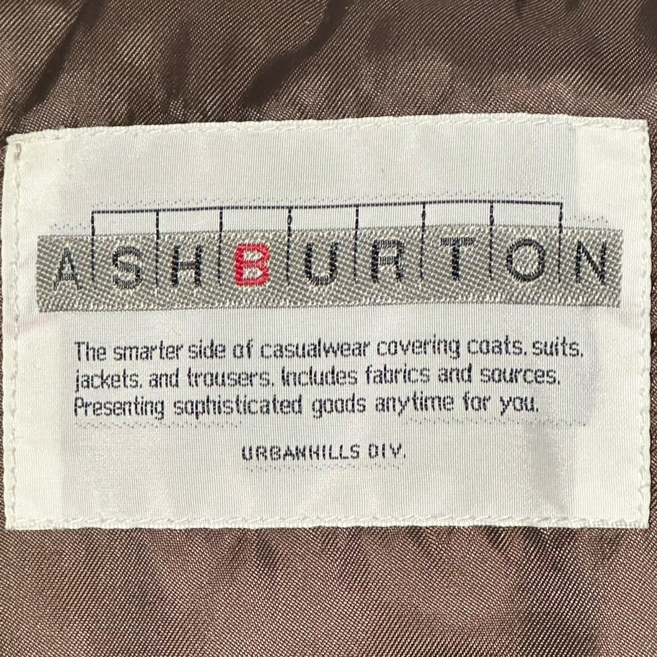 ASHBURTON(アシュバートン) Walnut Button-Style Collar-Split Melton Coat クルミボタン風 襟切替 メルトン コート 160~170cm(S~M程度) ブラウン