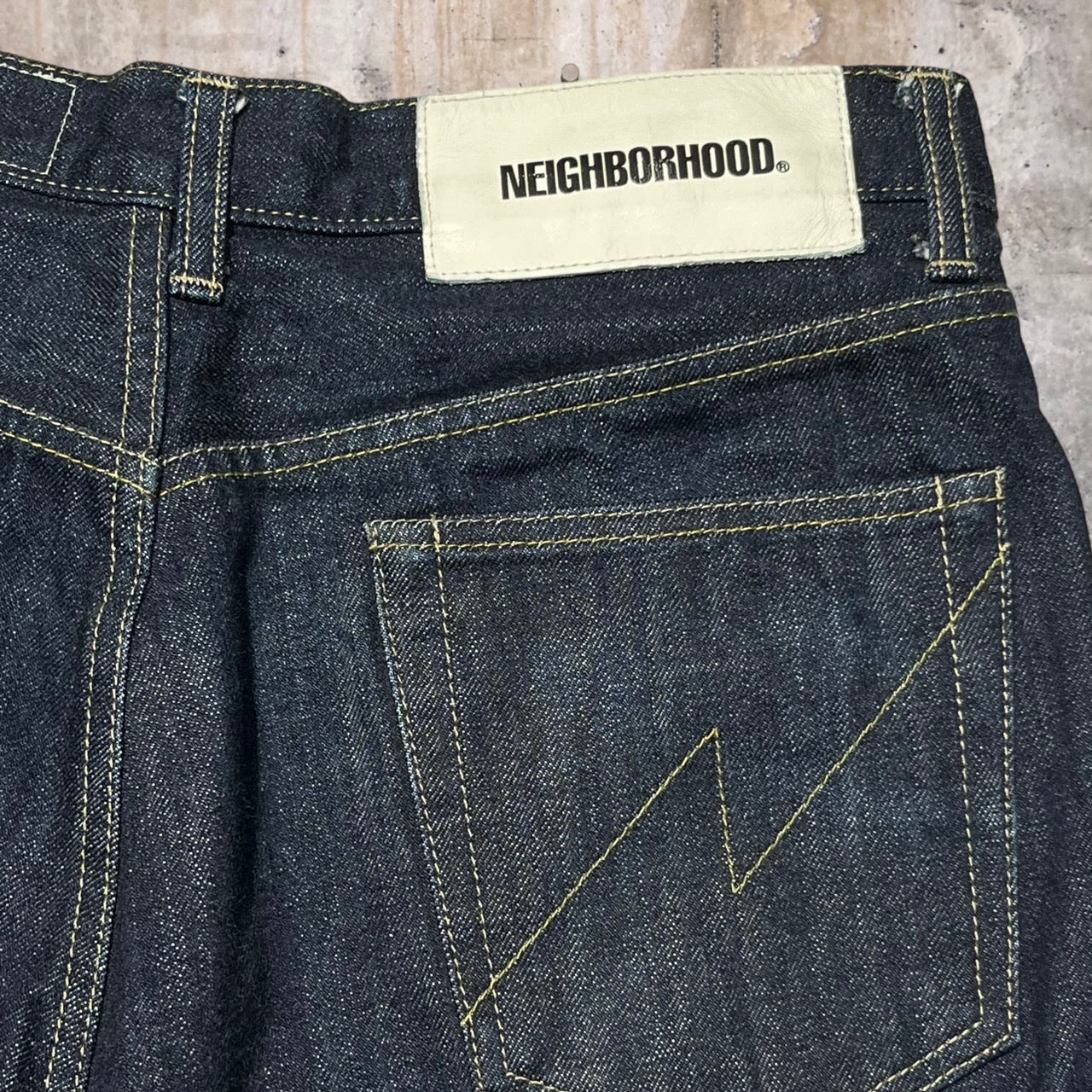 NEIGHBORHOOD(ネイバーフッド) 21AW RIGID . DP BASIC/ストレートデニムパンツ 212XBNH-PTM01 L ネイビー