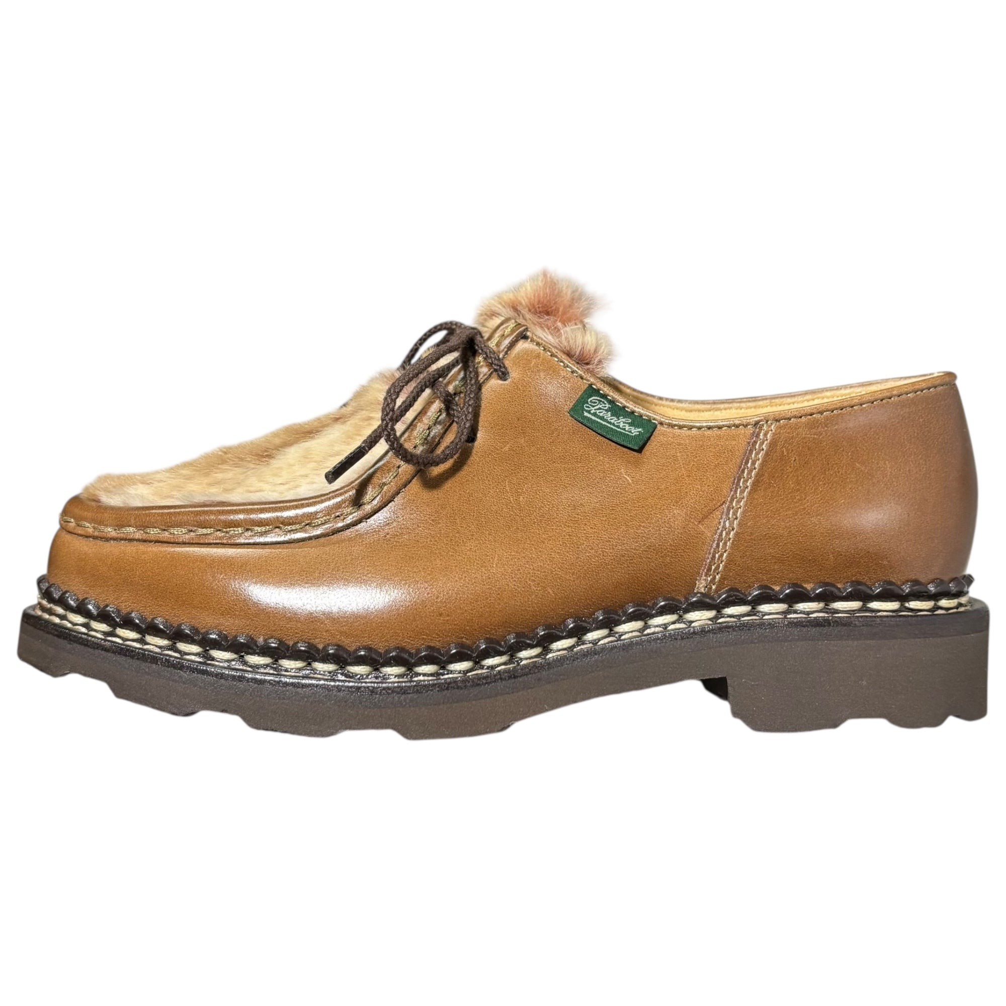 Paraboot(パラブーツ) Michael Lapin Tyrolean Leather Shoes ミカエル ラパン チロリアン レザー シューズ 130472 3.5(23cm相当) マロン(ブラウン)