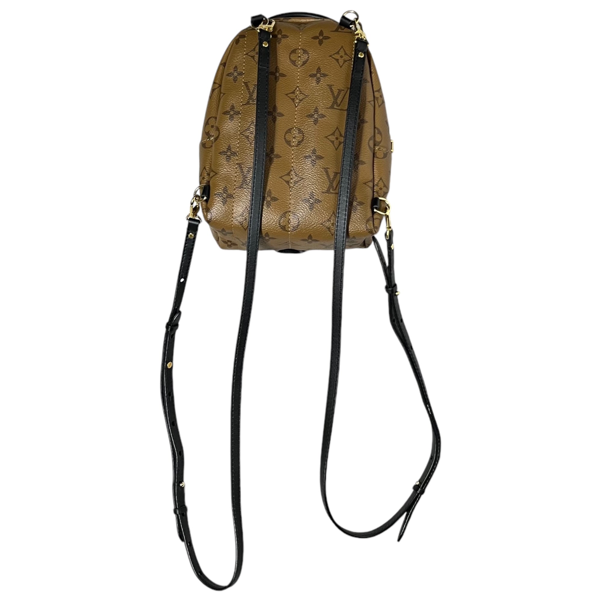 LOUIS VUITTON(ルイヴィトン) Mini palm springs ミニパームスプリングス バックパック モノグラムリバース M44872 ブラウン SD4189 リュックサック リュック バッグ