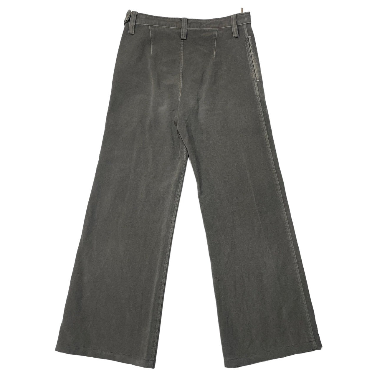 ISSEY MIYAKE(イッセイミヤケ) 00s Side-button straight wool trousers サイドボタン ストレート ウールパンツ IM33FF550 SIZE 1(S) グレー 薄シミ、裾上げ有