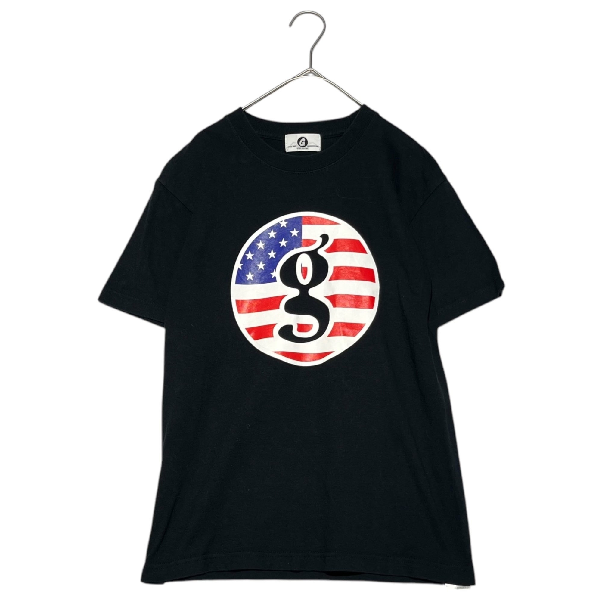 GOODENOUGH(グッドイナフ) Stars and Stripes G Logo T-shirt 星条旗 G ロゴ Tシャツ 復刻 ブラック