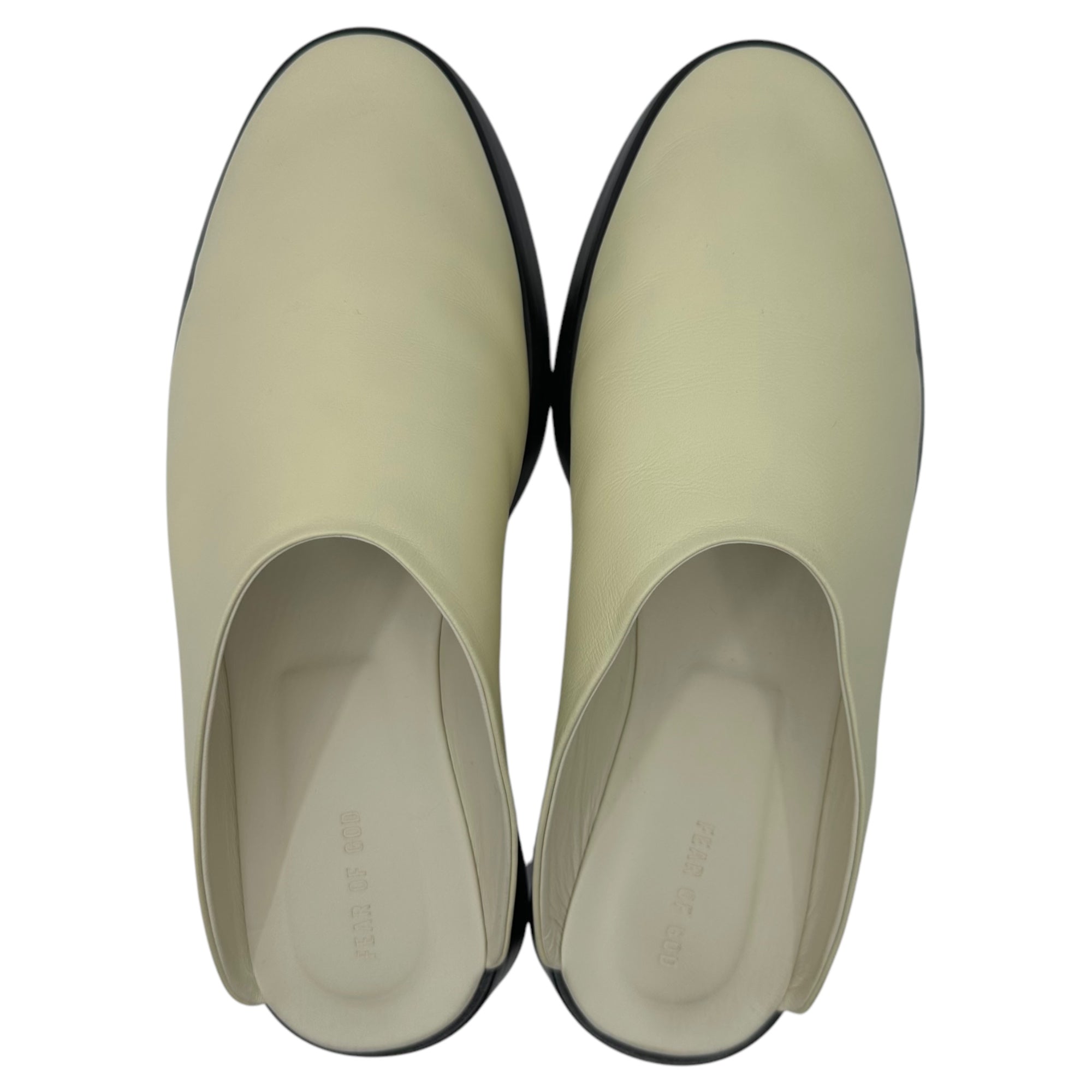 Fear of God(フィアオブゴッド) california mule slip-on カリフォルニア ミュール スリッポン FG880-115FLT 40(25.5cm程度) アイボリー 箱付
