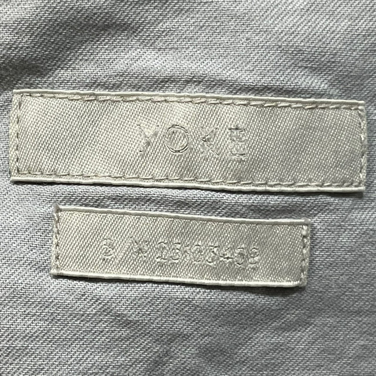 YOKE(ヨーク) Laser Processed 5P Straight Denim Pants/デニムパンツ/ジーンズ/グラデーション YK23SS0468P-B SIZE 2(M) グレー