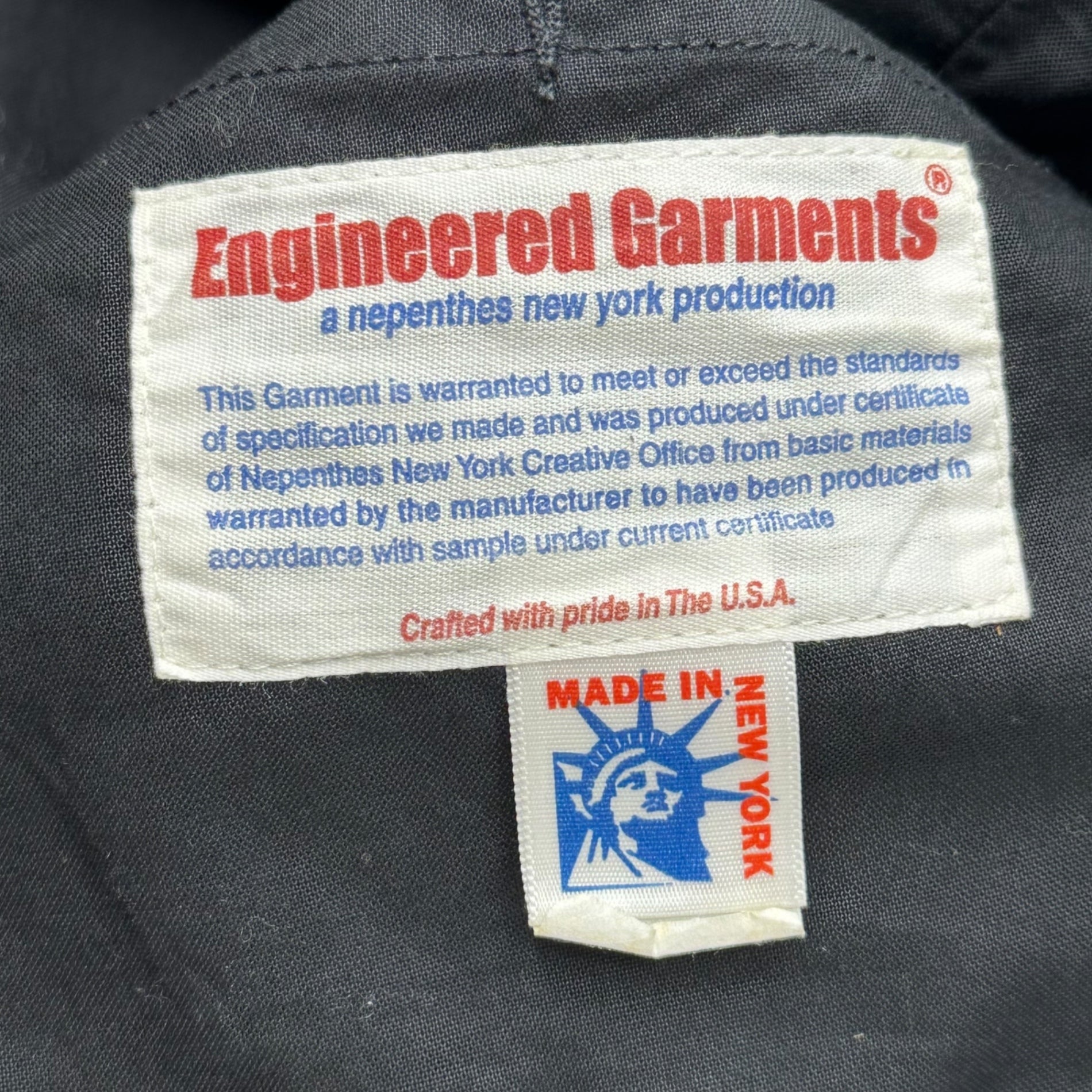 Engineered Garments(エンジニアードガーメンツ) Tweed Wool Gilet ツイード ウール ジレ S グレー ベスト