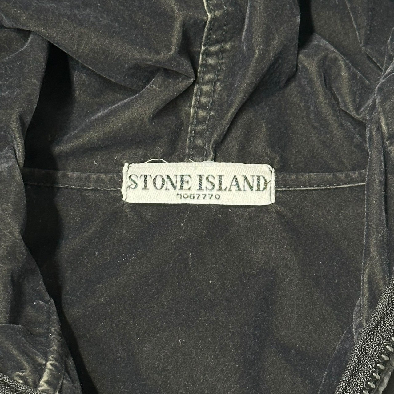 STONE ISLAND(ストーンアイランド) 07AW Nylon Metal Hooded Jacket ナイロン メタル フーディ ジャケット 4715M448 S ブラック 00's アーカイブ マウンテンパーカー