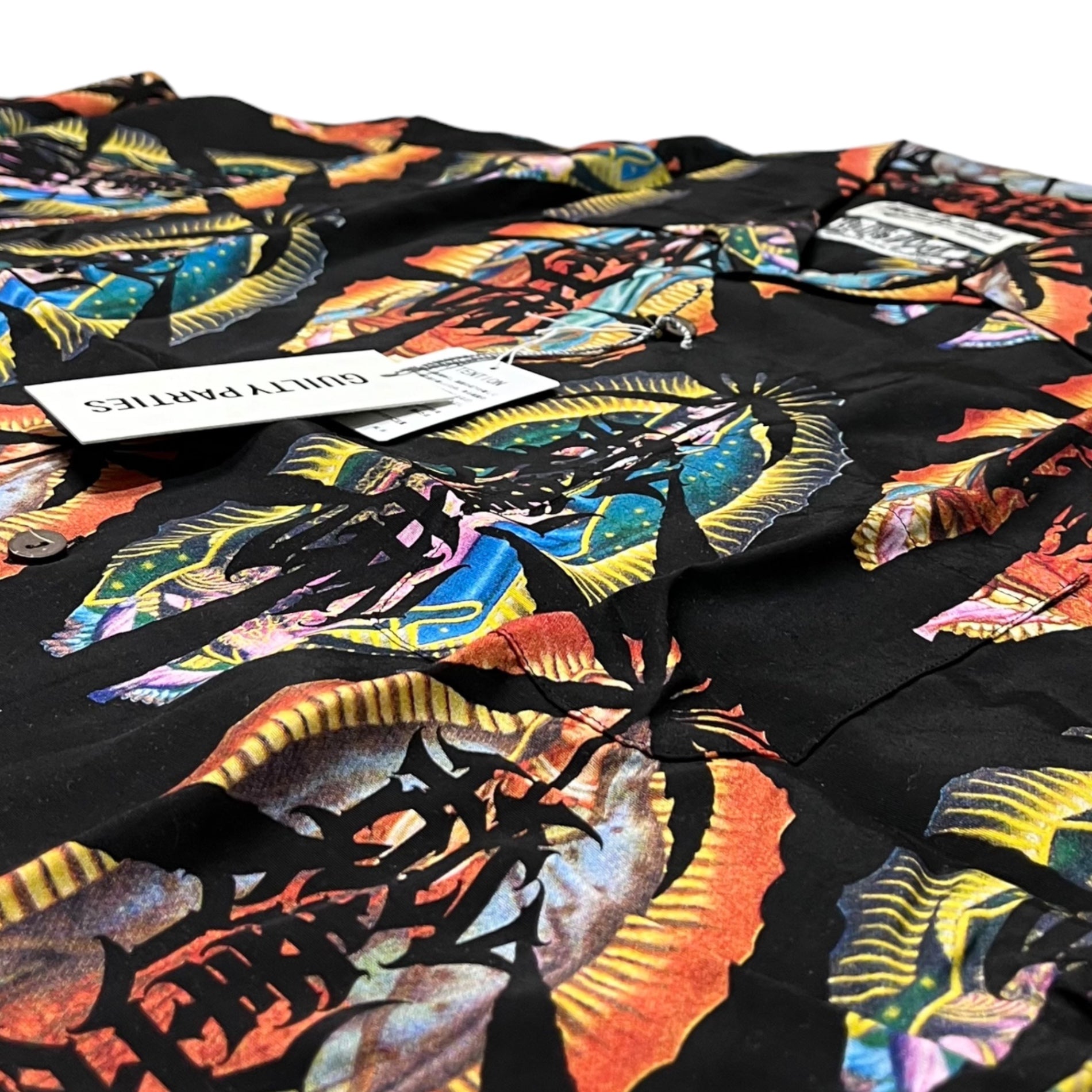 WACKO MARIA(ワコマリア) 21SS ×BUDSPOOL HAWAIIAN SHIRT TYPE 1 NMD-WM-HI02-C XL ブラック×マルチカラー 未使用品 舐達磨