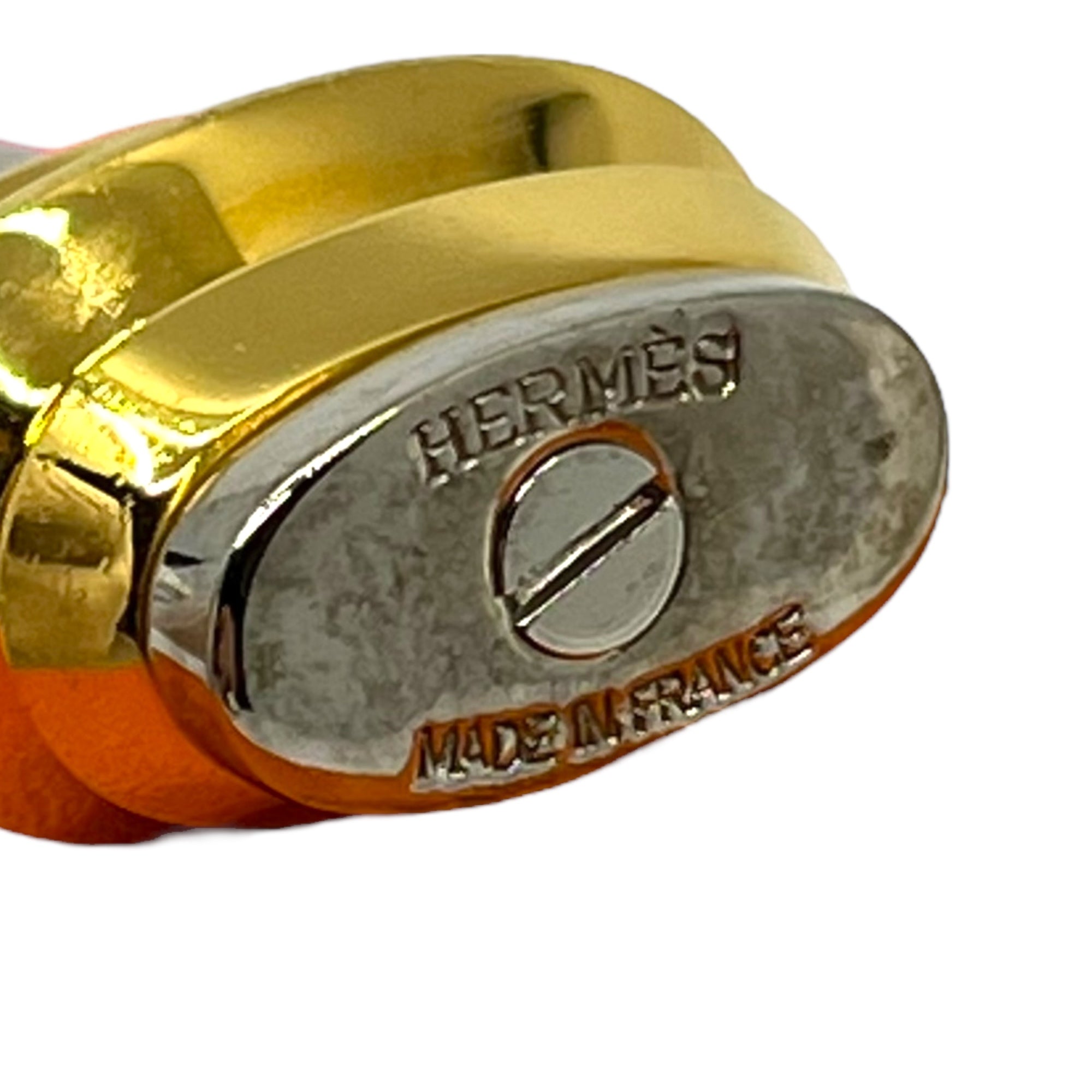 HERMES(エルメス) 1991年限定 Lantern motif cadena charm ランタン モチーフ カデナ チャーム 年間テーマ 「Extreme Hermes」 ~遠い国のエルメス~ ゴールド×シルバー 箱付 ペンダントトップにも