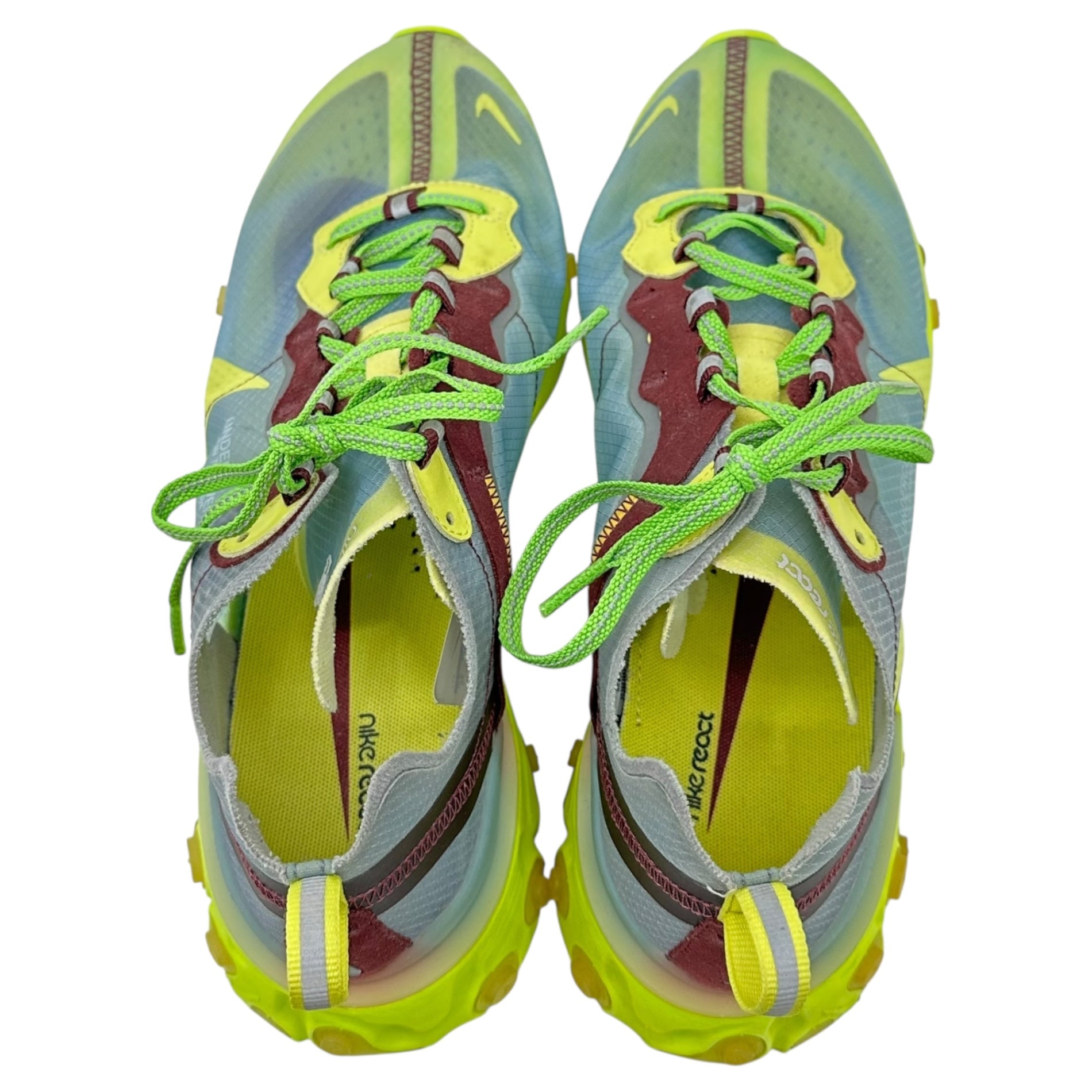 NIKE × UNDERCOVER(ナイキ × アンダーカバー) React Element 87 Blue/Yellow リアクト エレメント ブルー イエロー スニーカー BQ2718-400 26.0cm ブルー×イエロー
