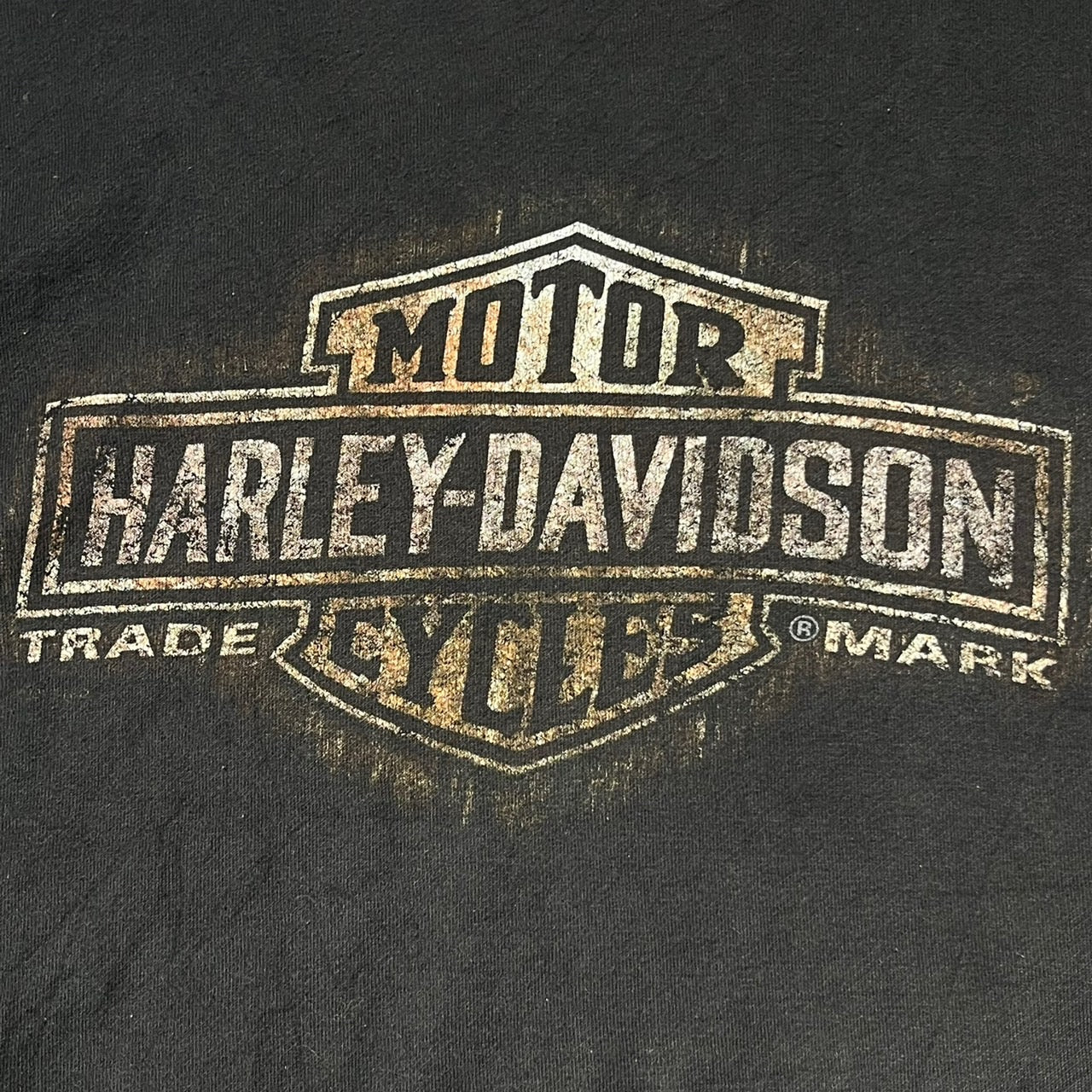 HARLEY DAVIDSON(ハーレーダビッドソン) ロゴプリントスウェット 4XL ブラック