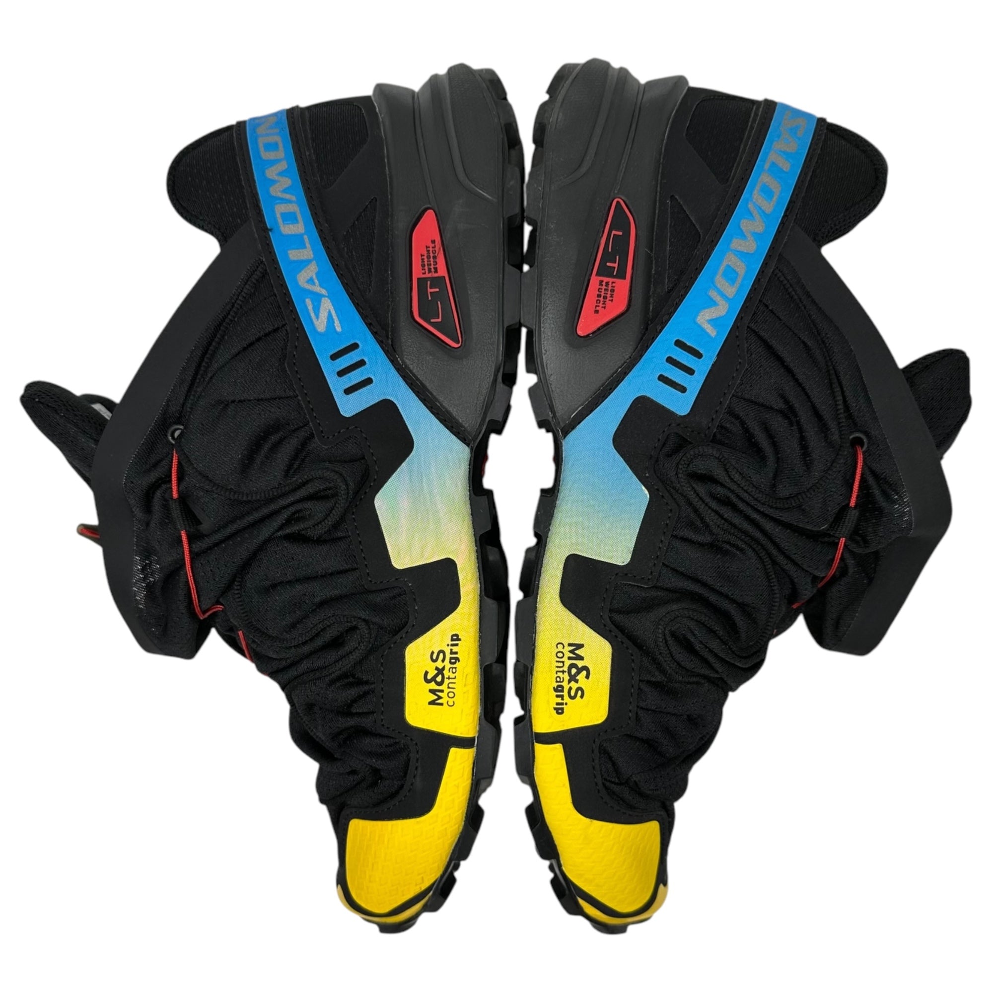 SALOMON × Y/PROJECT(サロモン × ワイプロジェクト) SPEEDCROSS 3 スピード クロス ローカット スニーカー 476423 29.0cm ブラック×イエロー×ブルー 箱付