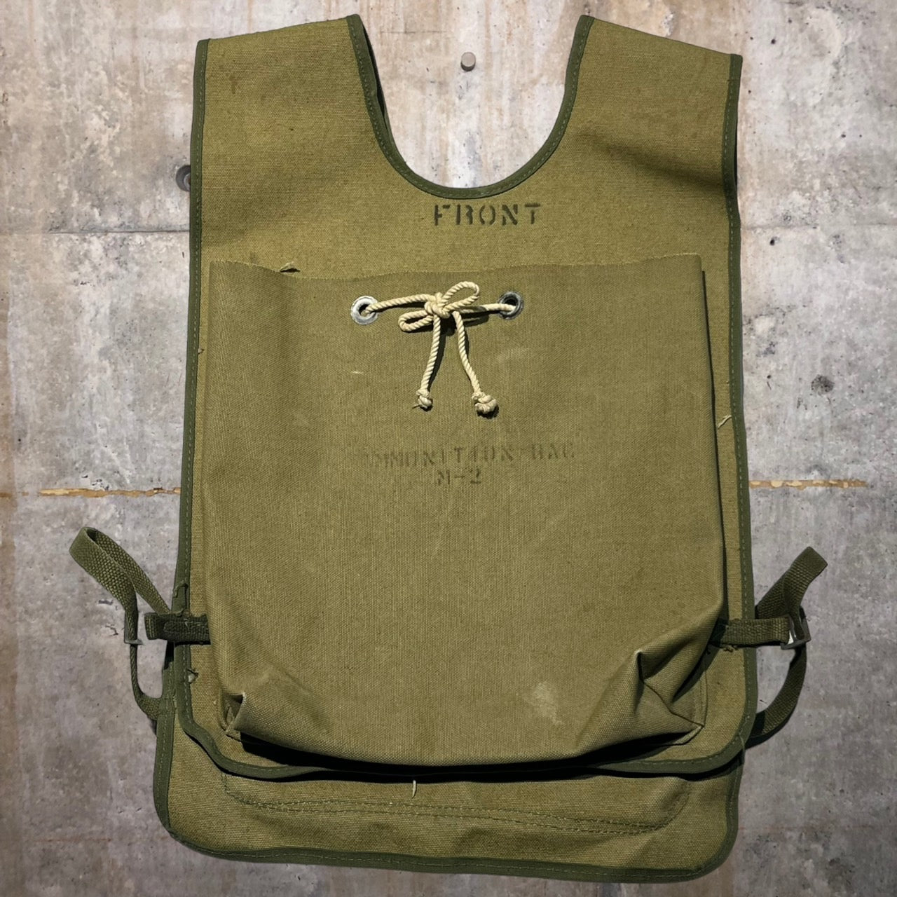 VINTAGE(ヴィンテージ) 40's US.ARMY AMMUNITION BAG 表記なし(FREE) カーキ アンモベスト