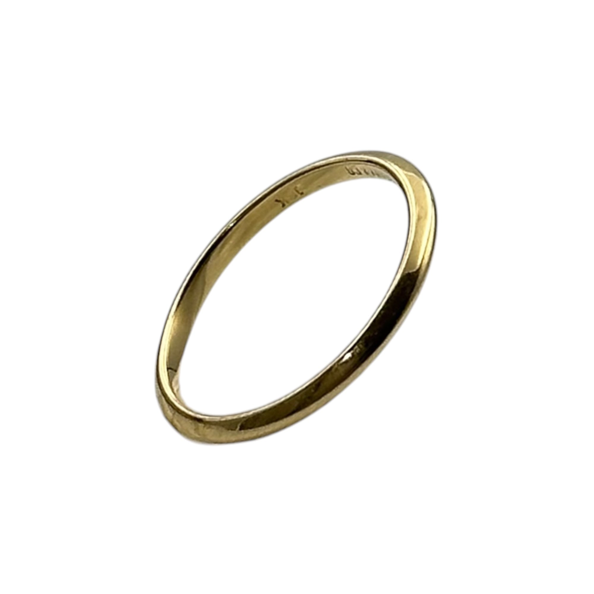 TIFFANY & CO.(ティファニー) ~70’s Vintage Basic Wedding Ring ヴィンテージ ベーシック ウェディング リング 指輪 15号 ゴールド 18K(アトケー) 2.0g ~1970年代