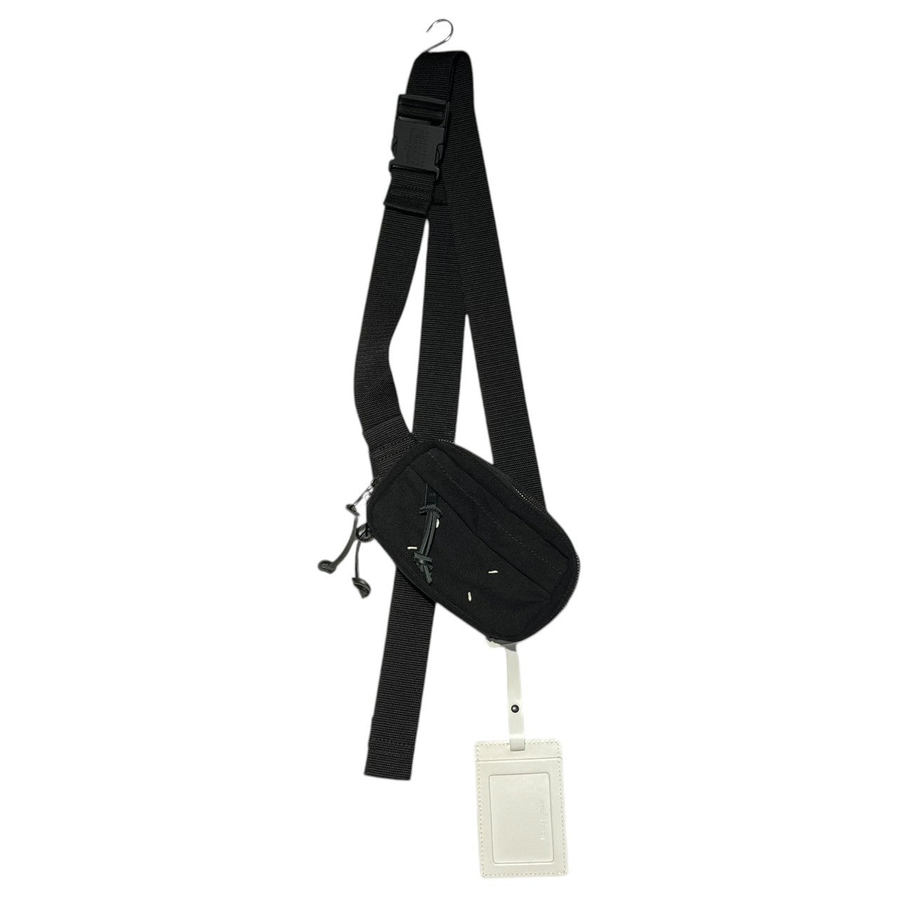 MAISON MARGIELA(メゾンマルジェラ) MINI CROSS BODY POUCH ミニ クロス ボディ ポーチ S55WB0014 PR253 ブラック ボディ ショルダー バッグ