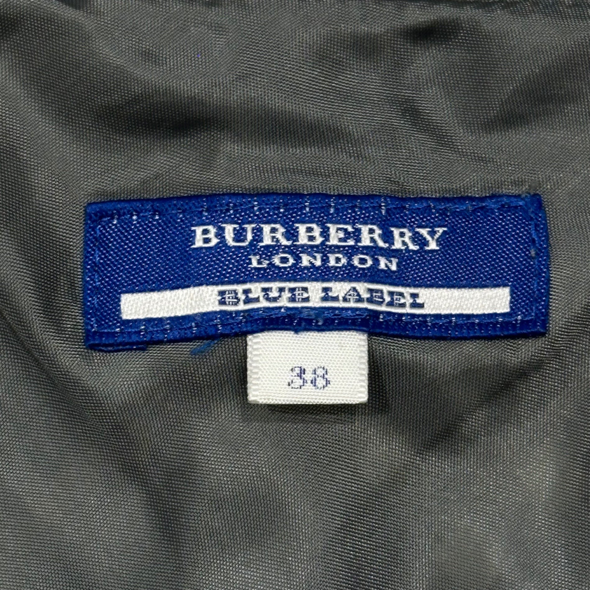 BURBERRY BLUE LABEL(バーバリーブルーレーベル) Old Check Wool Skirt オールド チェック ウール スカート FLF38-621 38(M) グレー×ホワイト×レッド