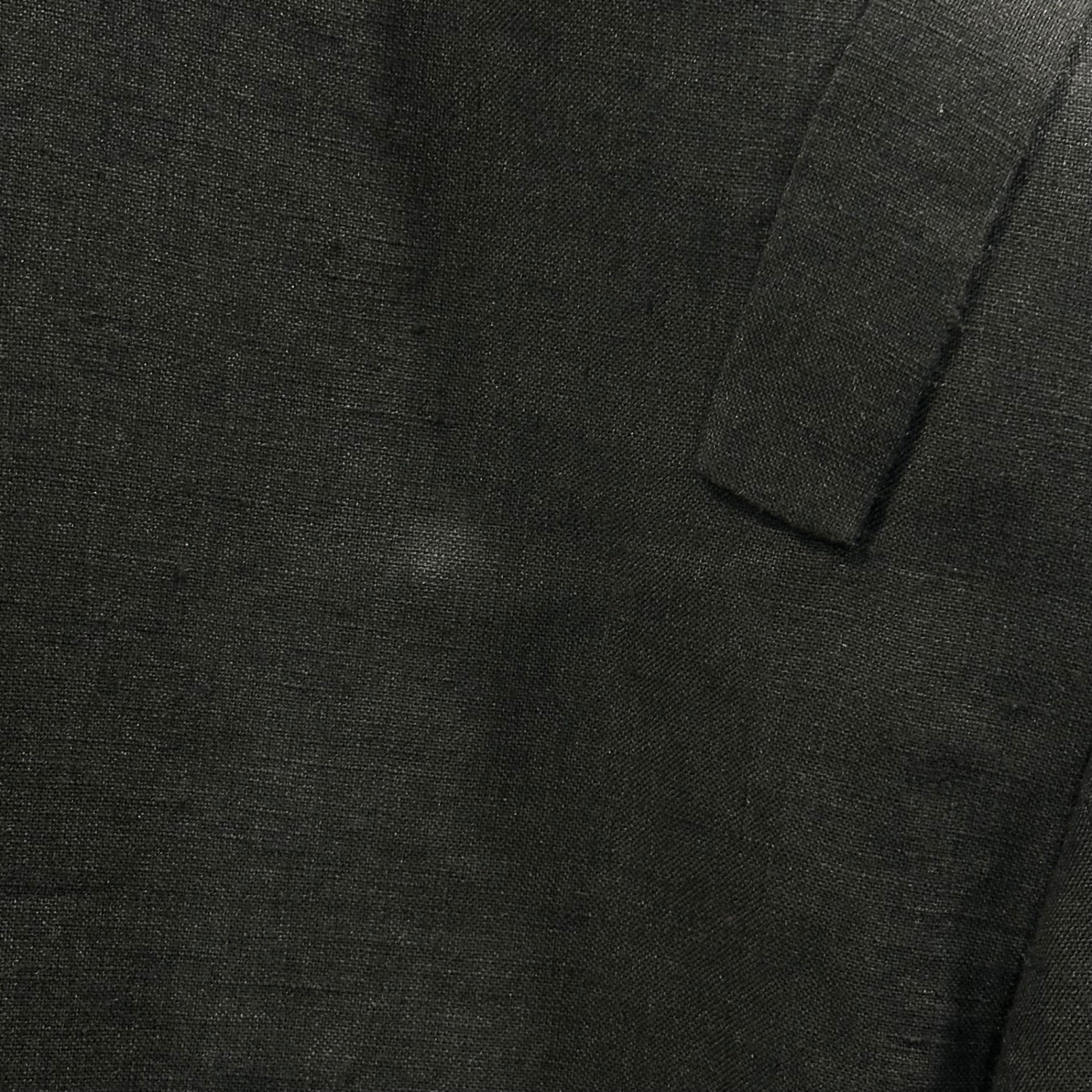 YOHJI YAMAMOTO POUR HOMME(ヨウジヤマモトプールオム) 2014SS Shoulder-Strap Design Linen Wide-Leg Pants Set ショルダー デザイン リネン ワイドパンツ セットアップ JKT:HG-J97-303 BOTTOMS:HG-P96-303 3(L程度) ブラック