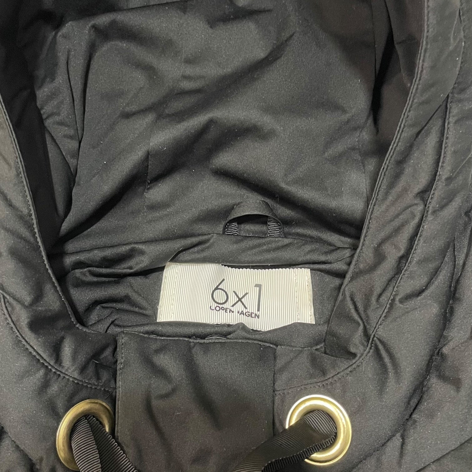 6x1 COPENHAGEN(シックスバイワンコペンハーゲン) COCOON DOWN JACKET コクーン ダウン ジャケット S06-02-007 1(S程度) ブラック