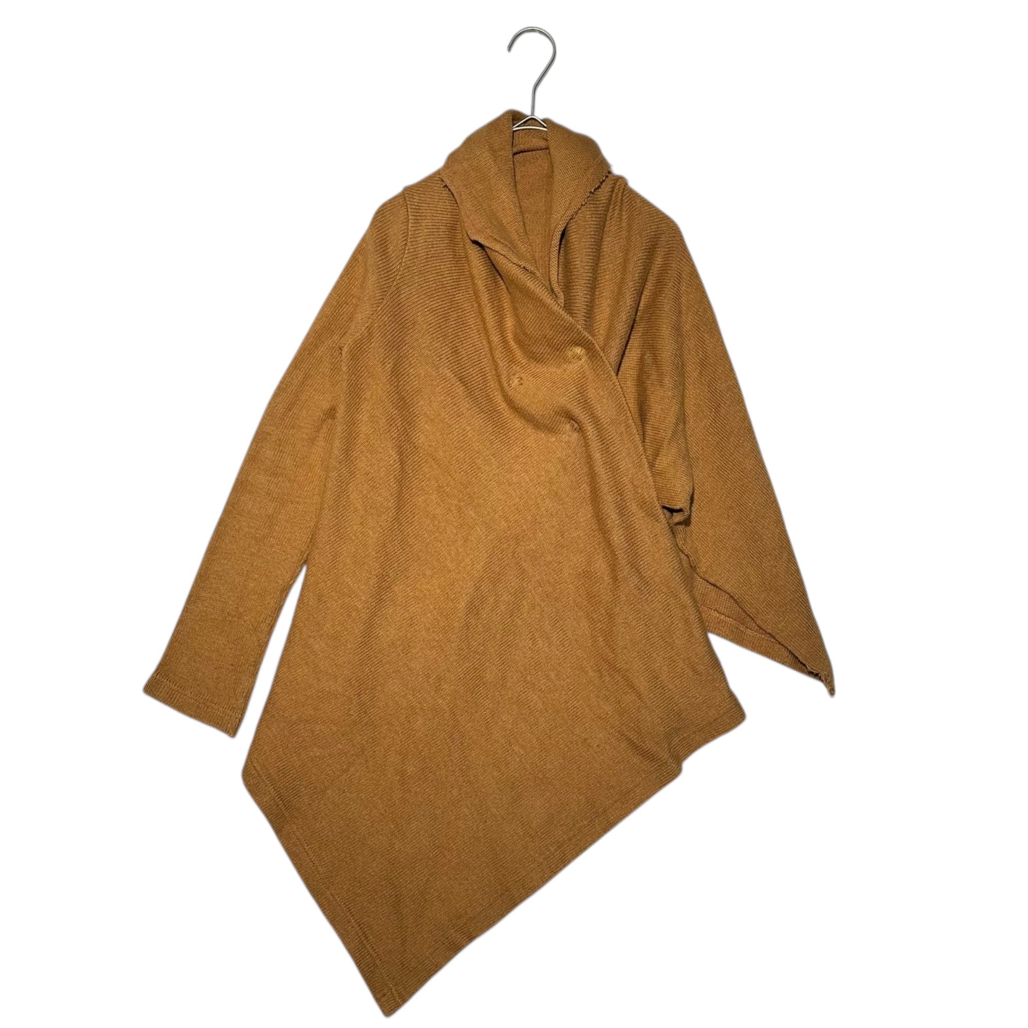 Y's Red Label(ワイズレッドレーベル) Deformed knit cardigan 変形 ニット カーディガン YB-T85-077 2(M程度) マスタード