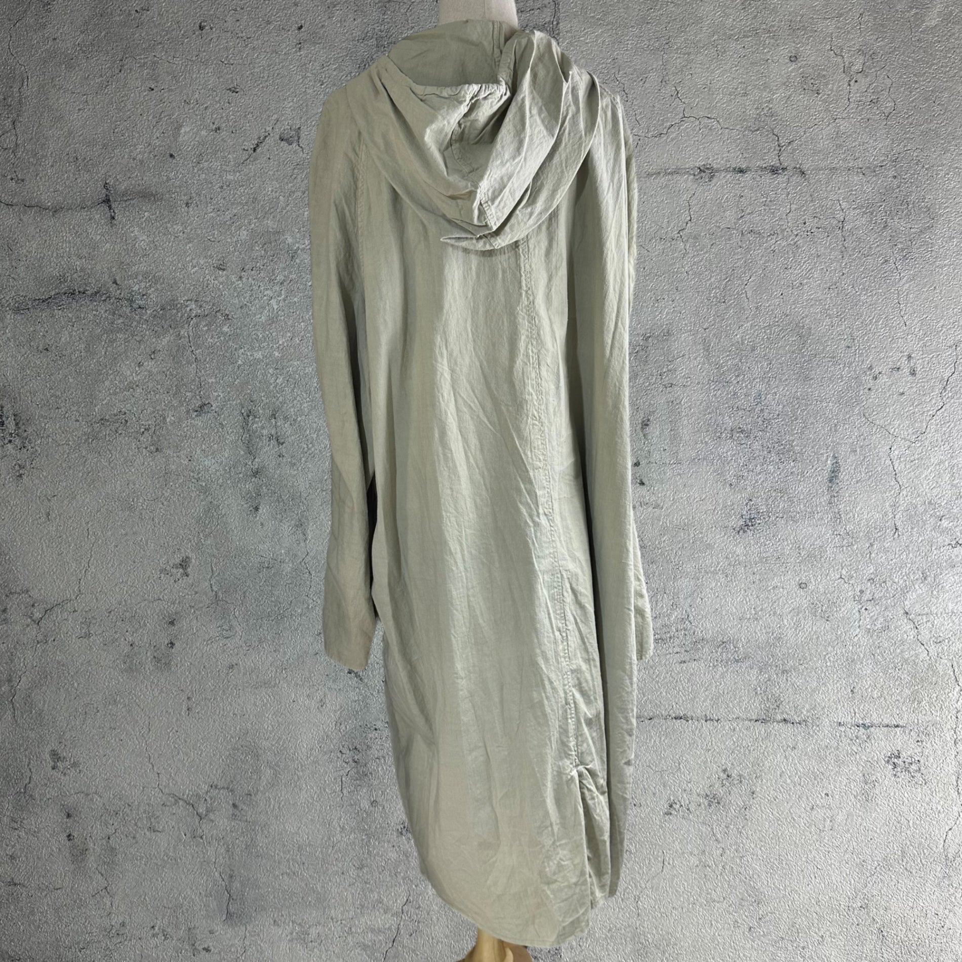 VINTAGE(ヴィンテージ) 70~80's surgical hooded gown coat サージカル フード付きガウン コート EURO MILITALY 表記無し(M~L程度) ペールグリーン