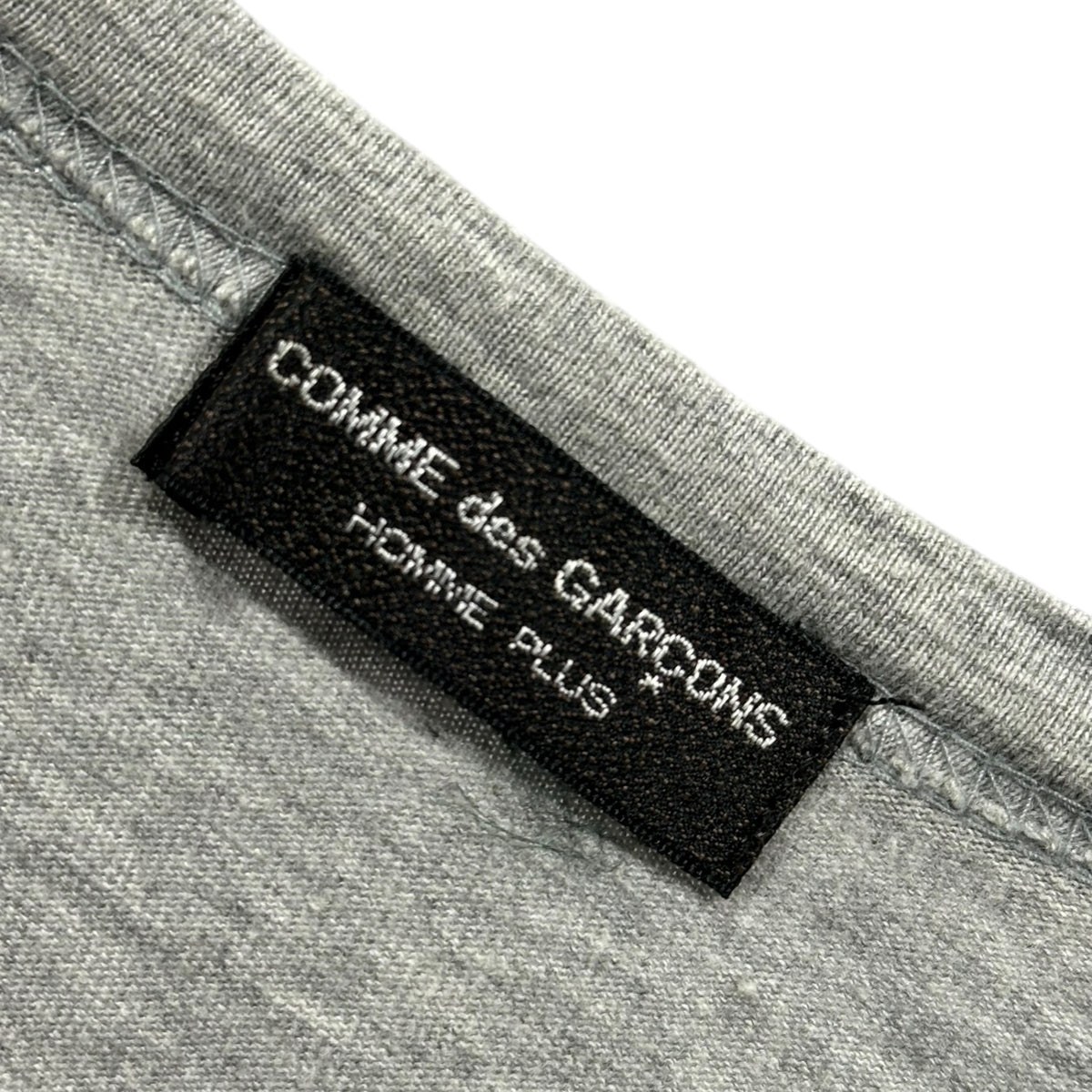 COMME des GARCONS HOMME PLUS(コムデギャルソンオムプリュス) 1997SS Mod Era Union Jack L/S T-Shirt モッズ期 ユニオンジャック 長袖 Tシャツ PT-040060 FREE グレー×ネイビー×レッド×グレー AD1996 90s アーカイブ