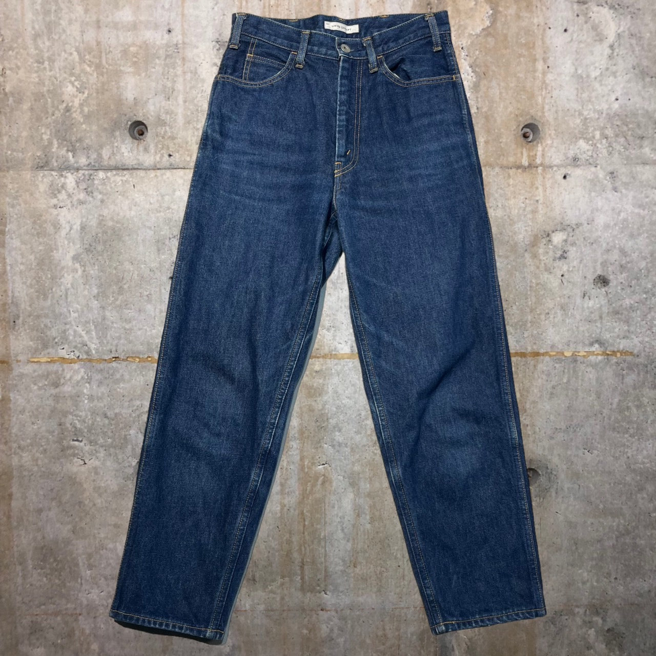 LIVING CONCEPT(リビングコンセプト) 5POCKET WIDE DENIM PANTS 161-90501 0(XSサイズ程度) ブルー