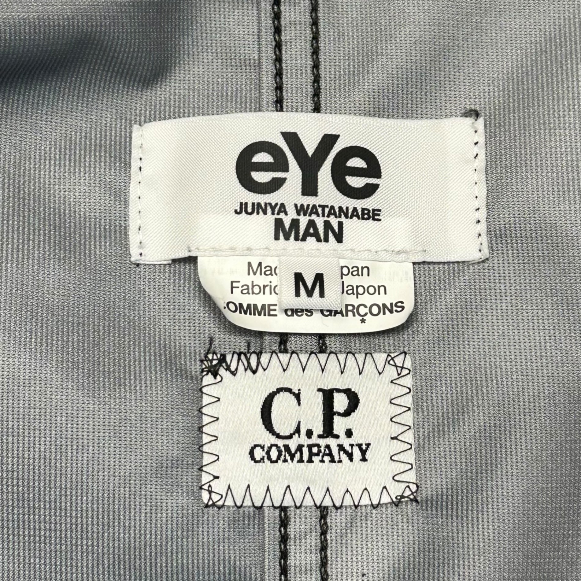 eye JUNYA WATANABE MAN × C.P.COMPANY(アイ ジュンヤワタナベマン × シーピーカンパニー) 24SS Goggles Hooded Mountain Blouson ゴーグル フーデッド マウンテン ブルゾン WM-C904 M ブラック AD2023