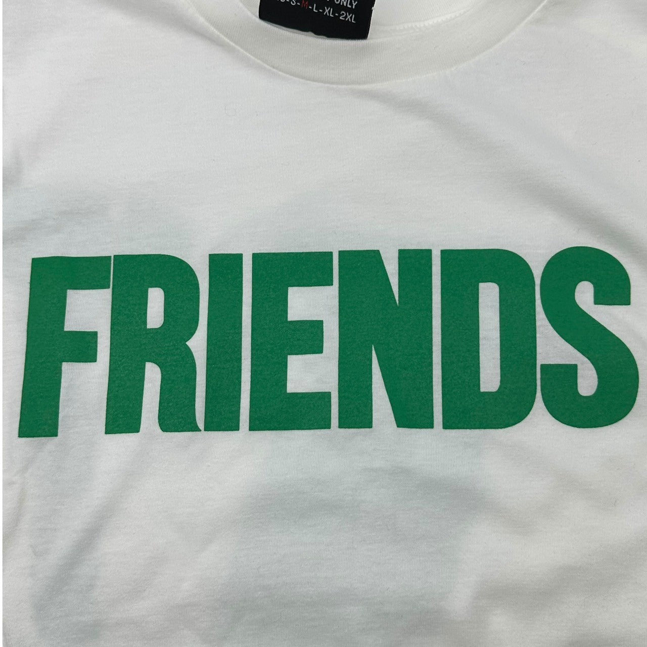 VLONE(ヴィーロン) FRIENDS TEE フレンズ Tシャツ カニエウエスト M ホワイト×グリーン