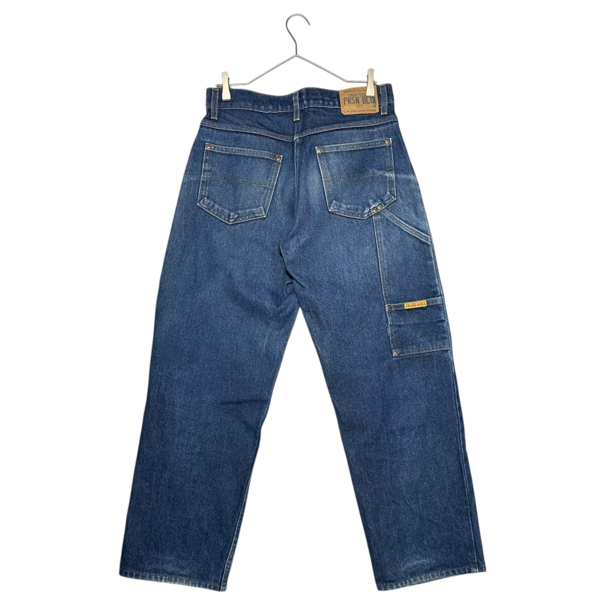 PRISON BLUES(プリズンブルース) USA made Painter Denim Pants ペインター デニム パンツ 105026 W32L32 インディゴ ワーク テーパード PRSN BLU