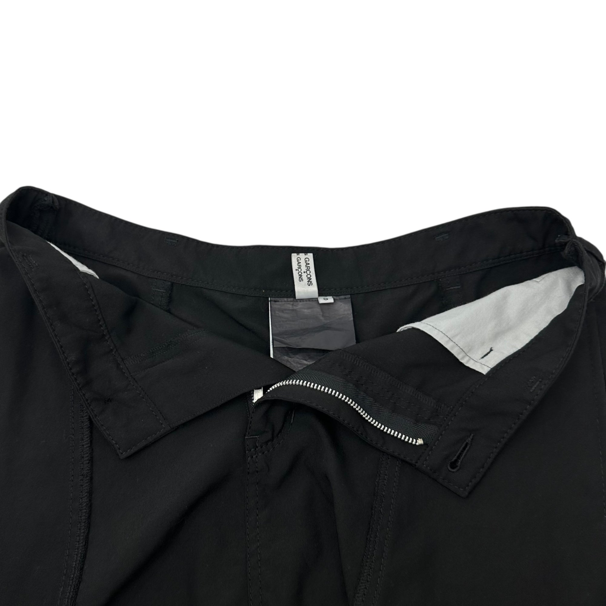 COMME des GARCONS COMME des GARCONS(コムデギャルソンコムデギャルソン) 10AW Product-dyed sarouel shorts half pants 製品染め サルエル ショーツ ハーフパンツ RF-P011 S ブラック AD2010