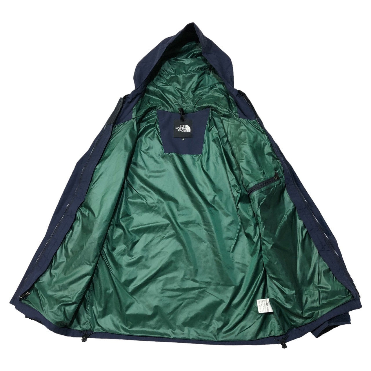 THE NORTH FACE(ノースフェイス) Zeus Triclimate Jacket ゼウストリクライメートジャケット 3way ダウン ライナー マウンテンパーカー ジャケット NP61833 S ネイビー×グリーン