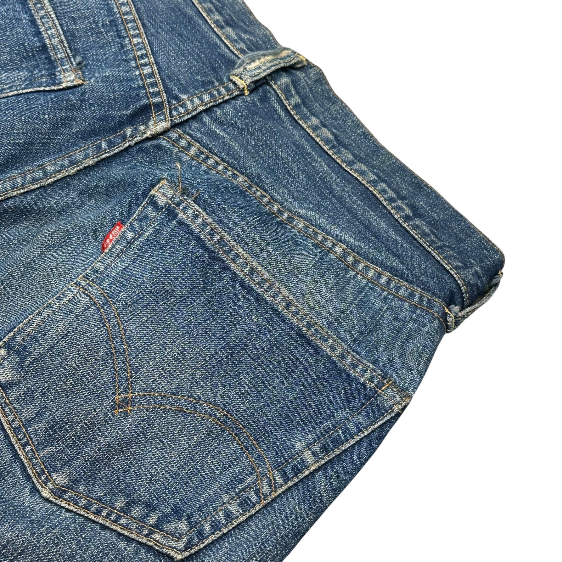 Levi's(リーバイス) 1969〜1971’s 501 BIG E Denim Pants ヴィンテージ デニム パンツ 実寸約W33 インディゴ 60's~70’s 60年代~70年代 裏ボタン8 66前期 過渡期