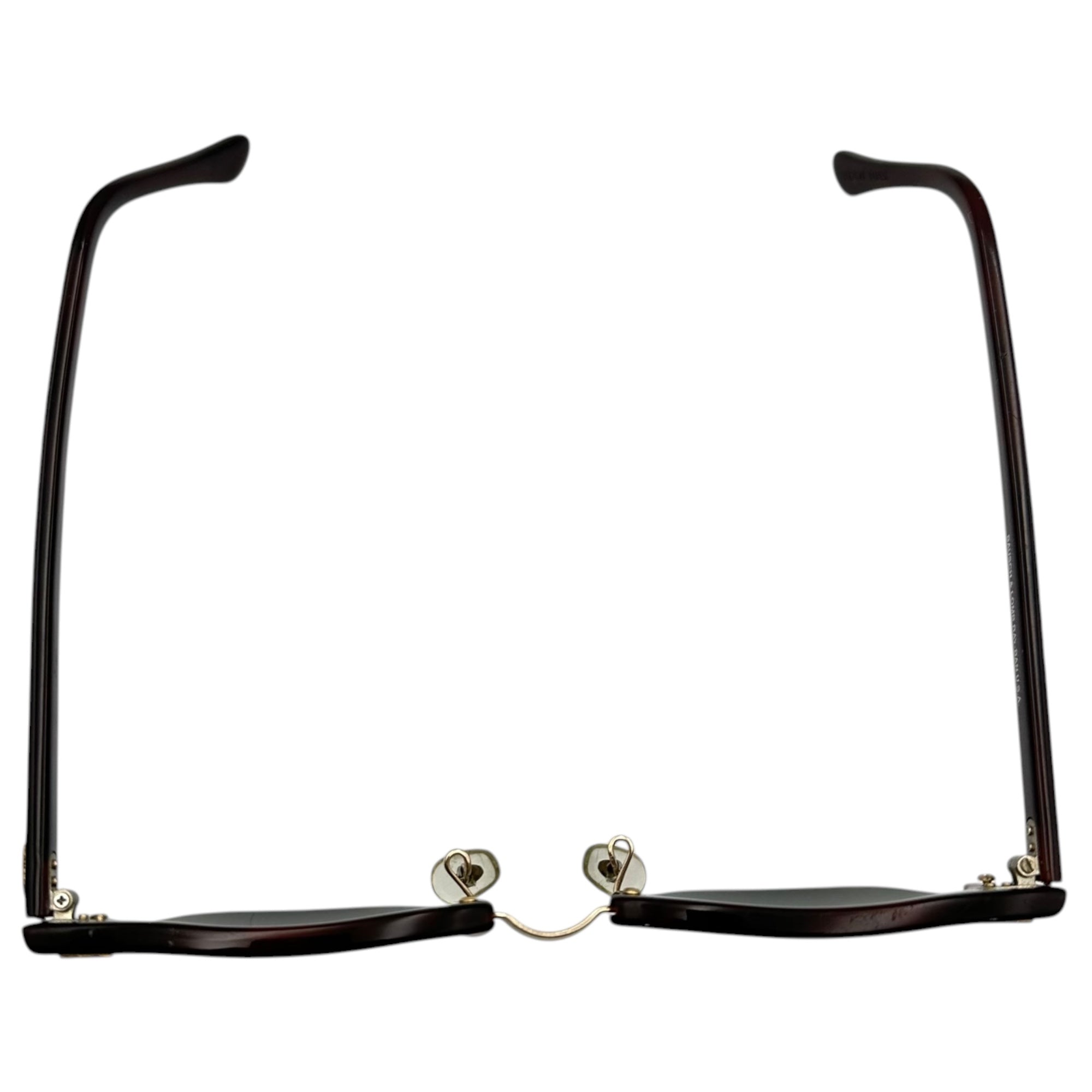 Ray-Ban(レイバン) 90's USA made BAUSCH&LOMB Clubmaster ボシュロム社製 クラブ マスター W0366 VUAS ブラウン×ゴールド 90年代 サングラス ハーフリム 眼鏡