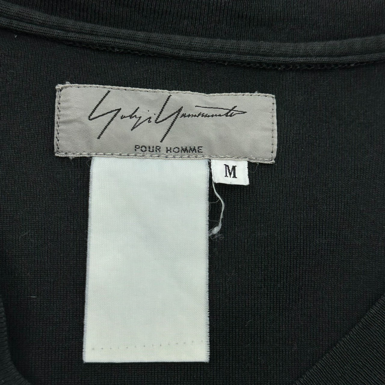 YOHJI YAMAMOTO POUR HOMME(ヨウジヤマモトプールオム) Old Basic Crew Neck T-Shirt オールド ベーシック クルーネック Tシャツ M ブラック
