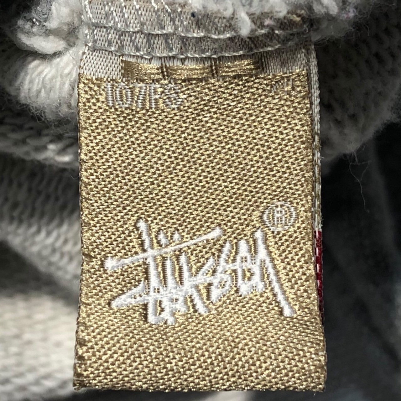 STUSSY(ステューシー) 00's world tour zip hoodie ワールド ツアー ジップ パーカー M グレー ドクロ フーディ Y2K