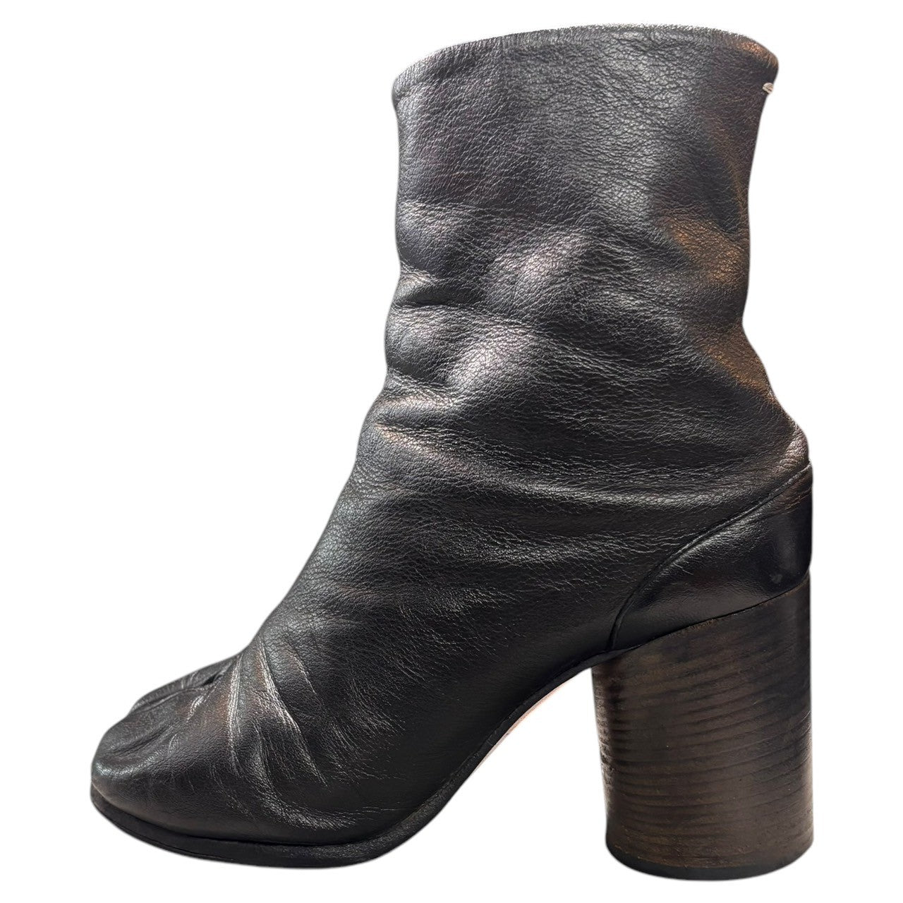Maison Martin Margiela(メゾン マルタンマルジェラ) TABI BOOTS 足袋 ブーツ 36(23.0cm程度) ブラック レザー タビ 7cm ヒール