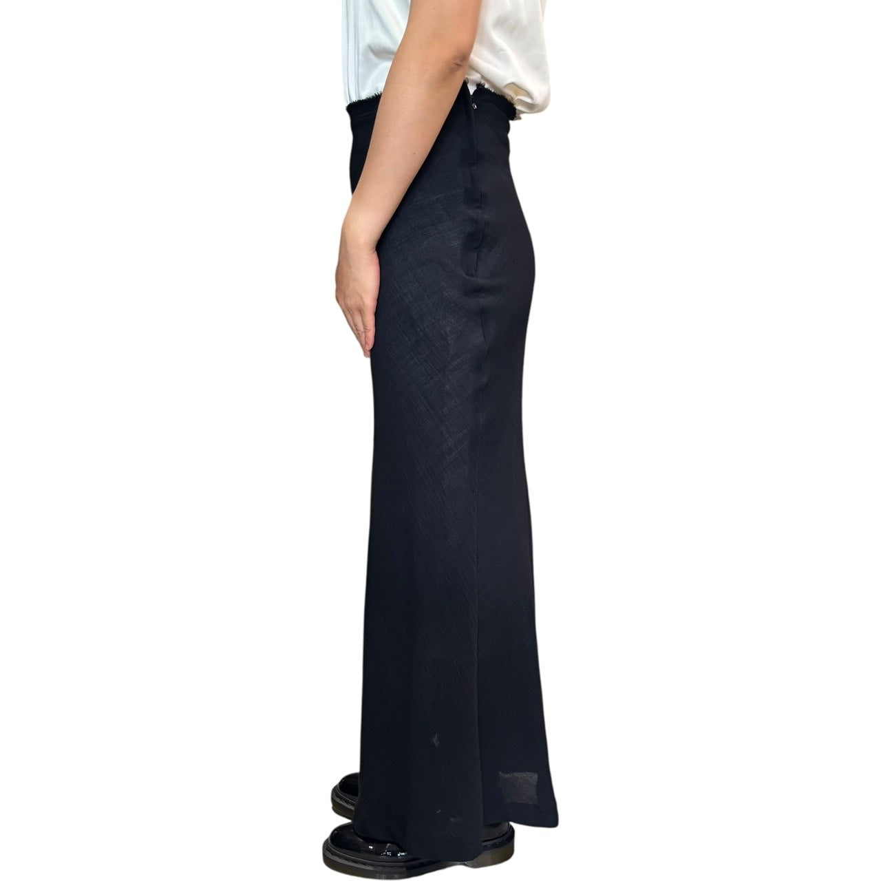 COMME des GARCONS(コムデギャルソン) 93AW Wool Long Tight Skirt ウール ロング タイト スカート GS-10010 S ブラック AD1993