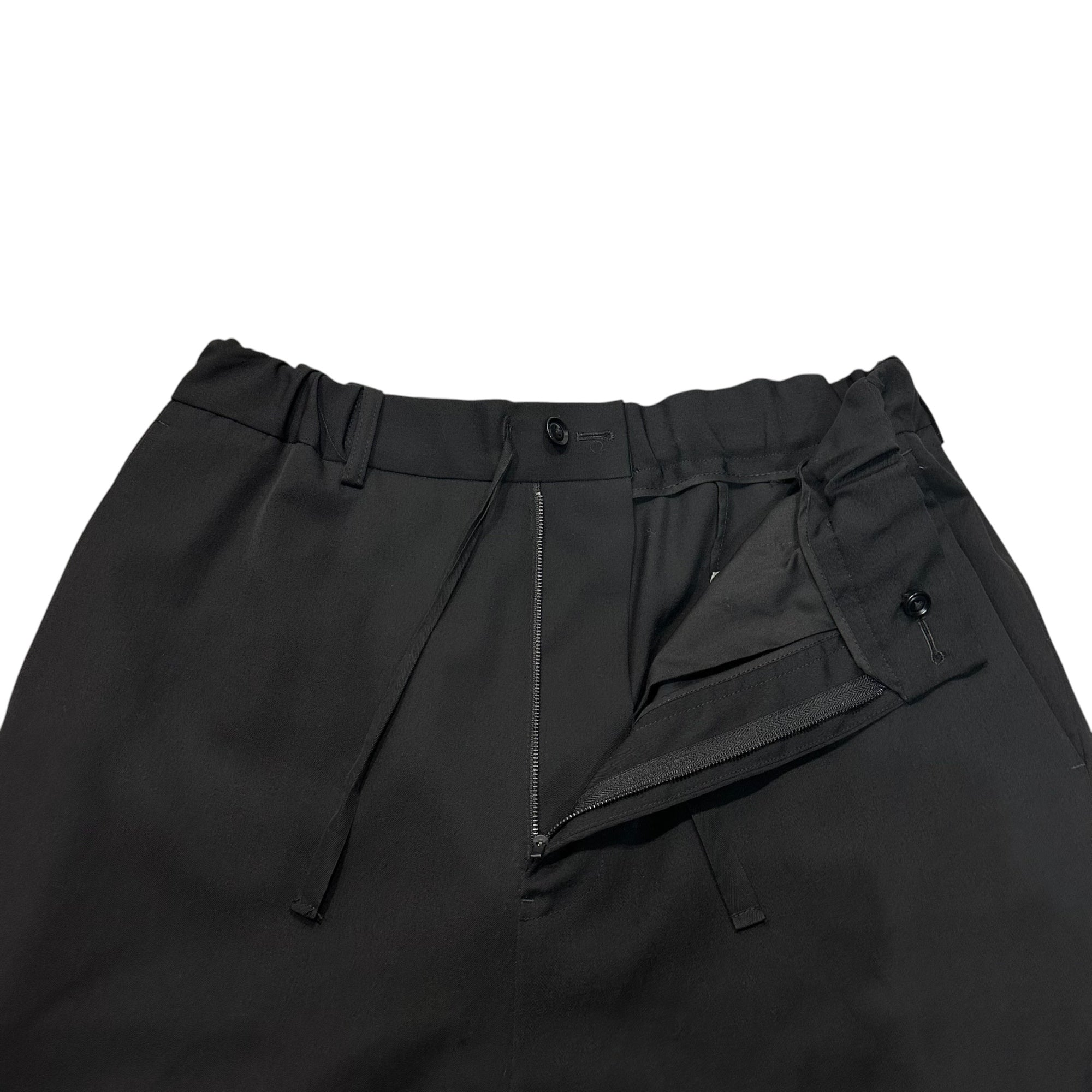 YOHJI YAMAMOTO POUR HOMME(ヨウジヤマモトプールオム) 2016SS Wool Gabardine Harem Pants ウールギャバジン サルエル パンツ HR-P73-100 3(L程度) ブラック