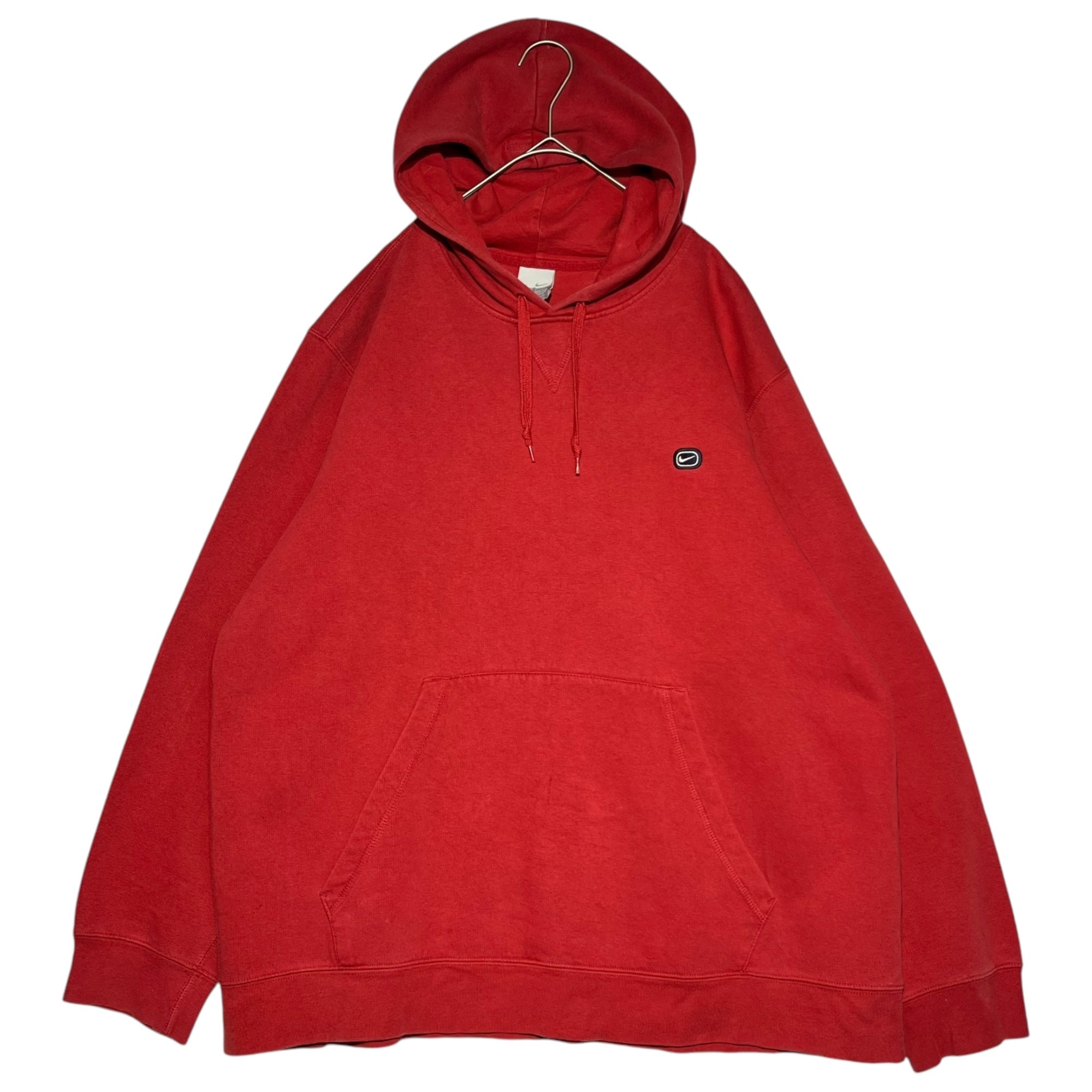 NIKE(ナイキ) 90's ~ 00's logo pullover hoodie ロゴ プルオーバー パーカー F31103FAN XL程度 レッド ヴィンテージ