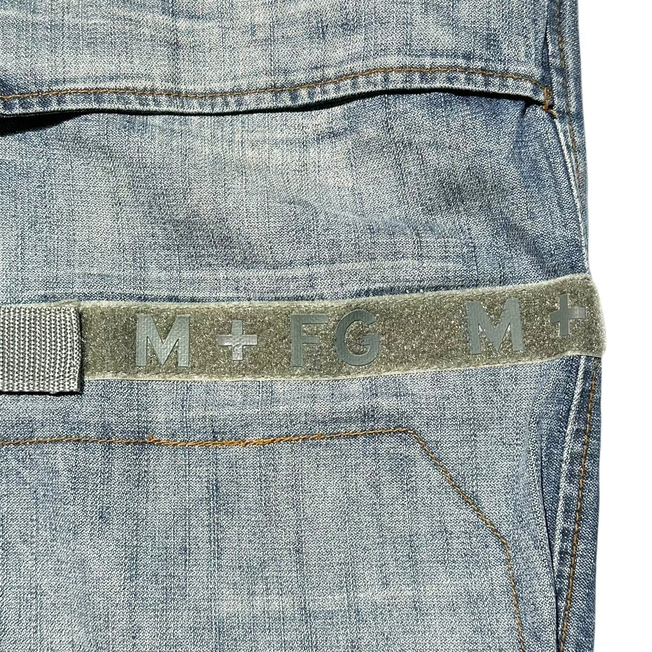 MARITHE FRANCOIS GIRBAUD(マリテフランソワジルボー) 90's~00's Shuttle Buggy Wide Denim Pants シャトル バギー ワイド デニム パンツ GM6101 33 ライトインディゴ ヴィンテージ B-BOY Y2K
