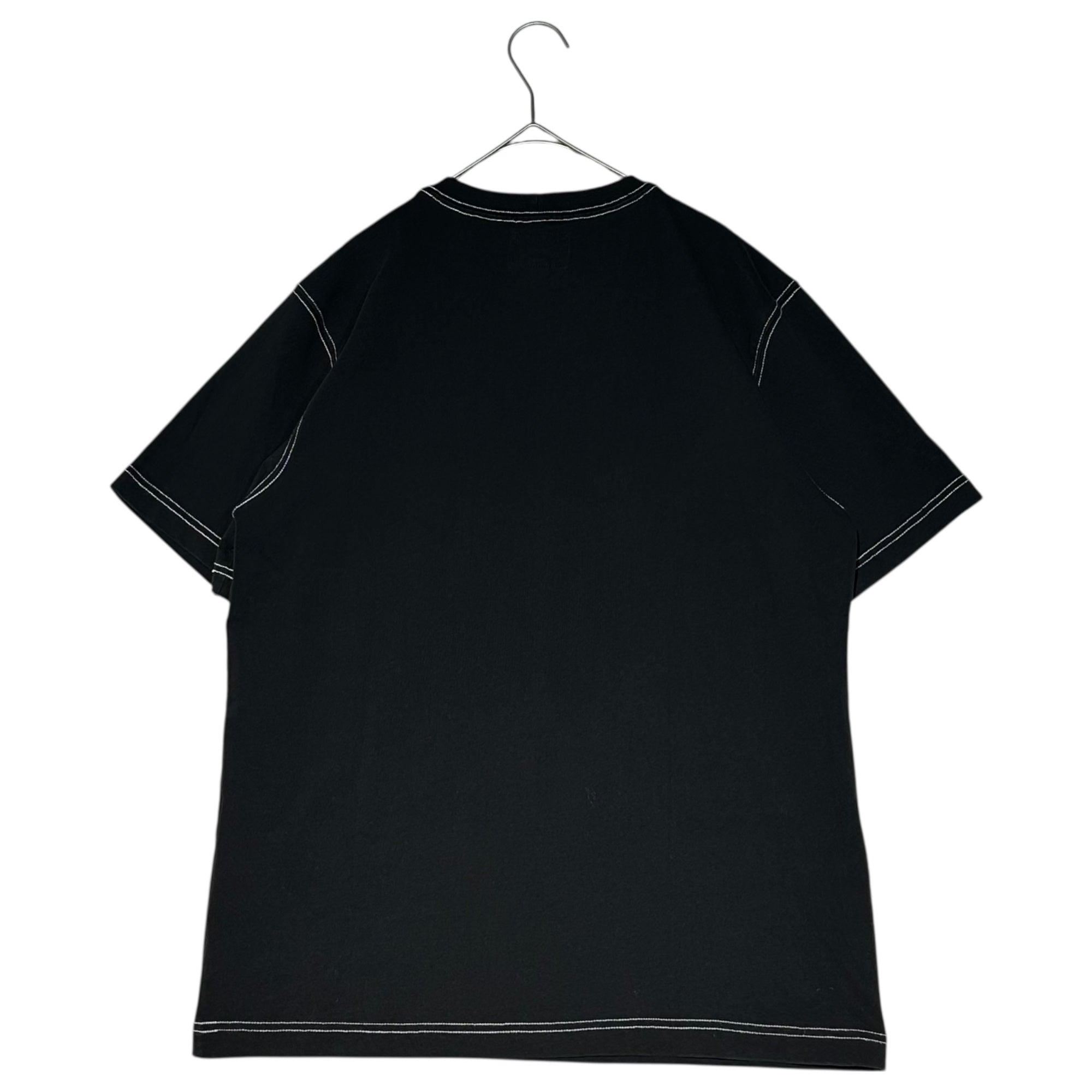 STUSSY(ステューシー) Stock Pocket crew neck Tee ストック ポケット クルーネック Tシャツ 1140146 S ブラック×ホワイト